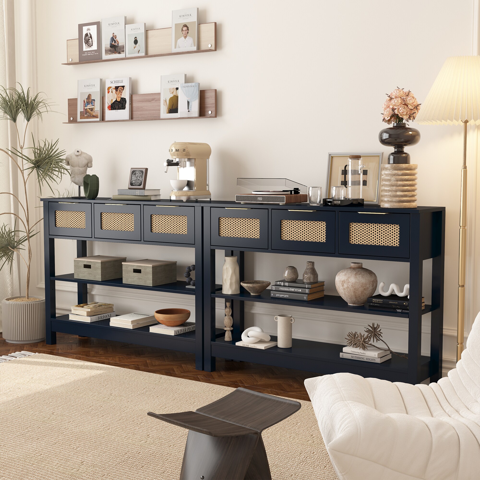 FurniFusion SF-Y-XGZ-BL-2PC Console-Sofa-Tables - View #8