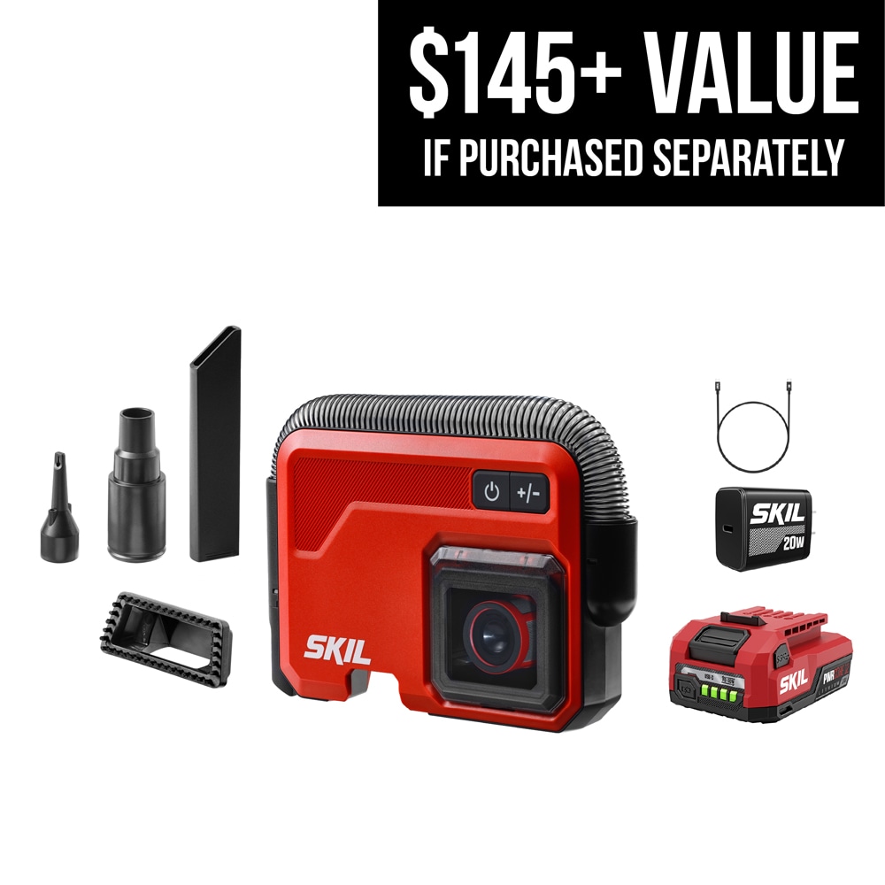 SKIL VA1200D-11 PWR CORE 12/20V Cordless Car Handheld Vacuum Cleaner