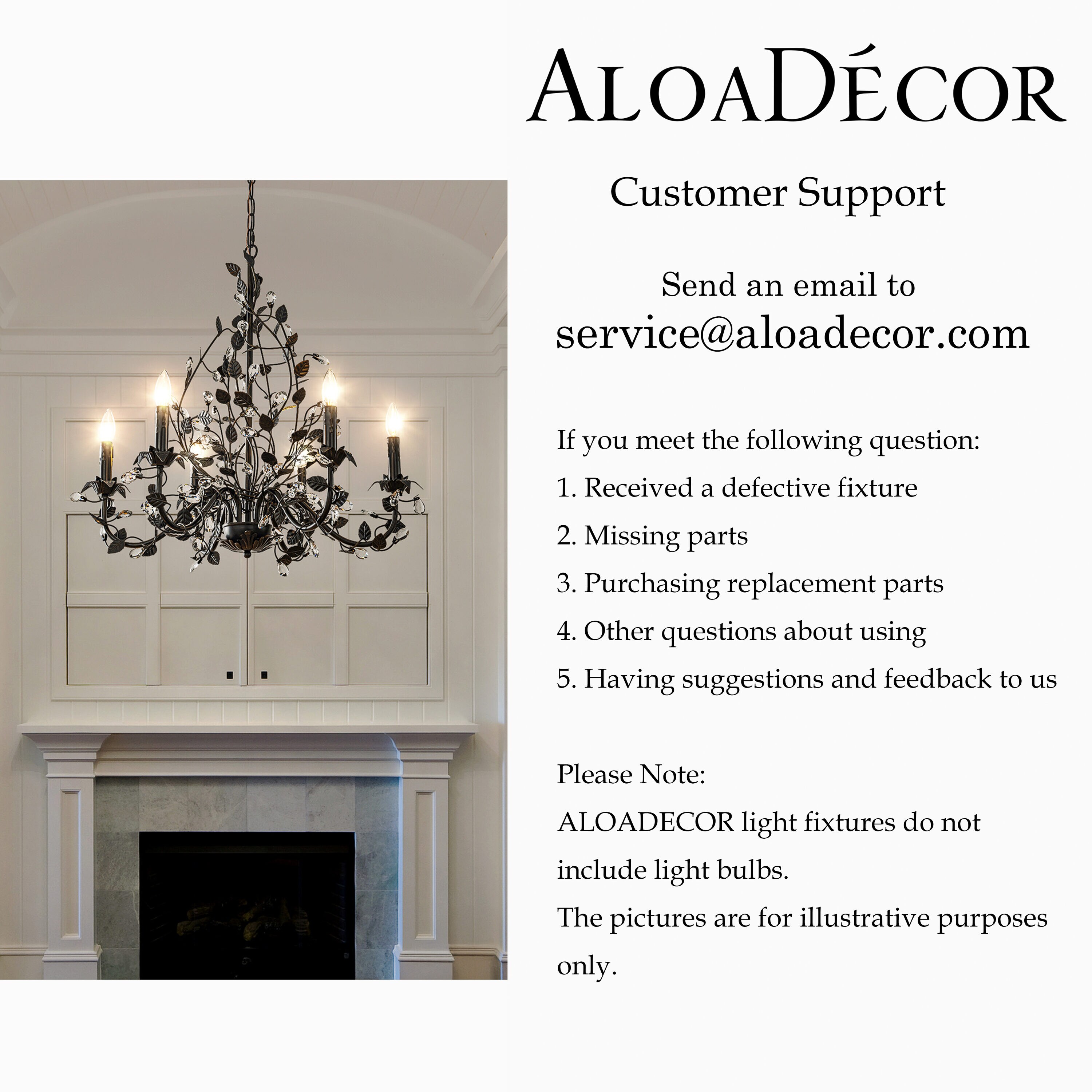 AloaDecor Lighting L7422D67DB05A b090015 - View #10