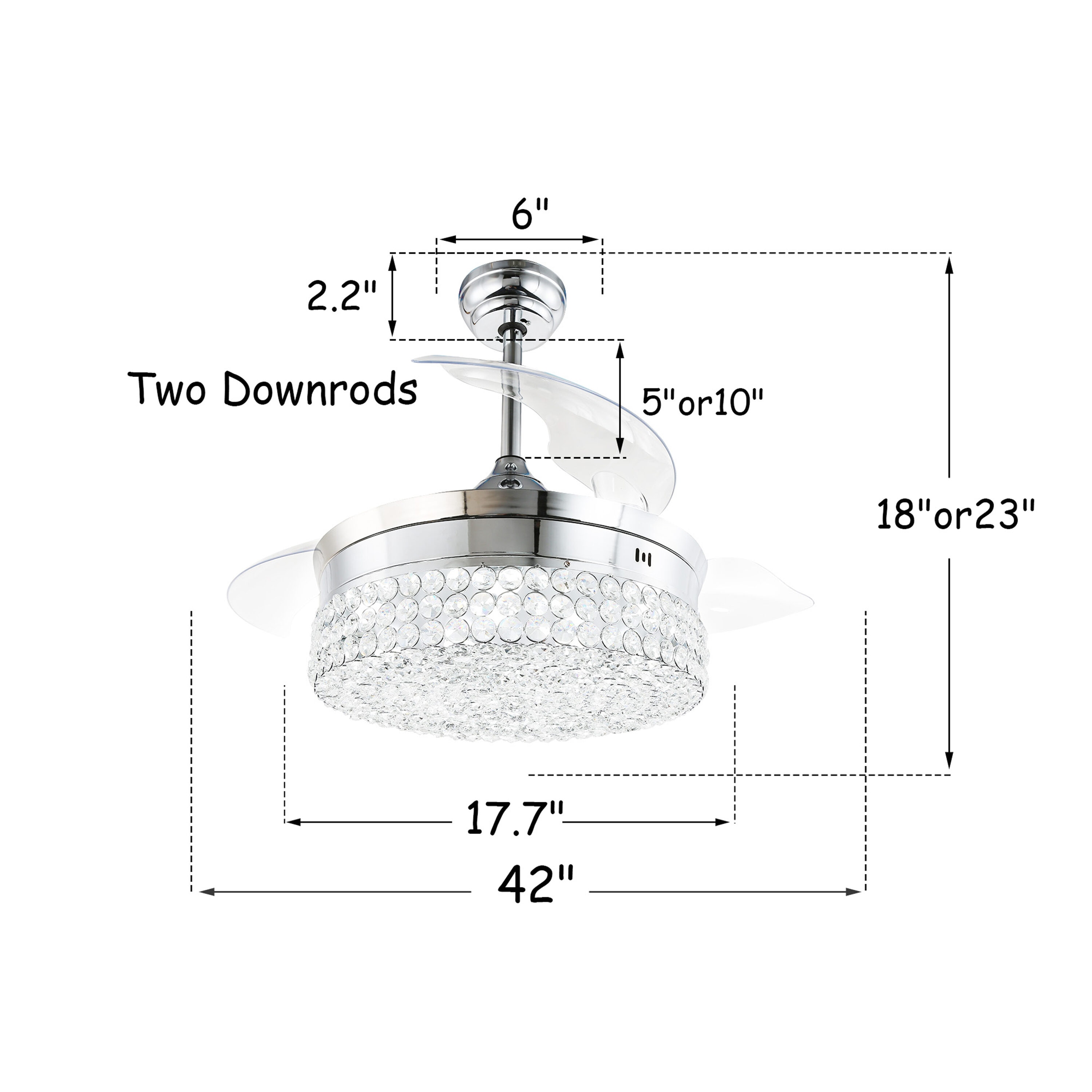 Oaks Decor BD4202-C Ceiling-Fans - View #9