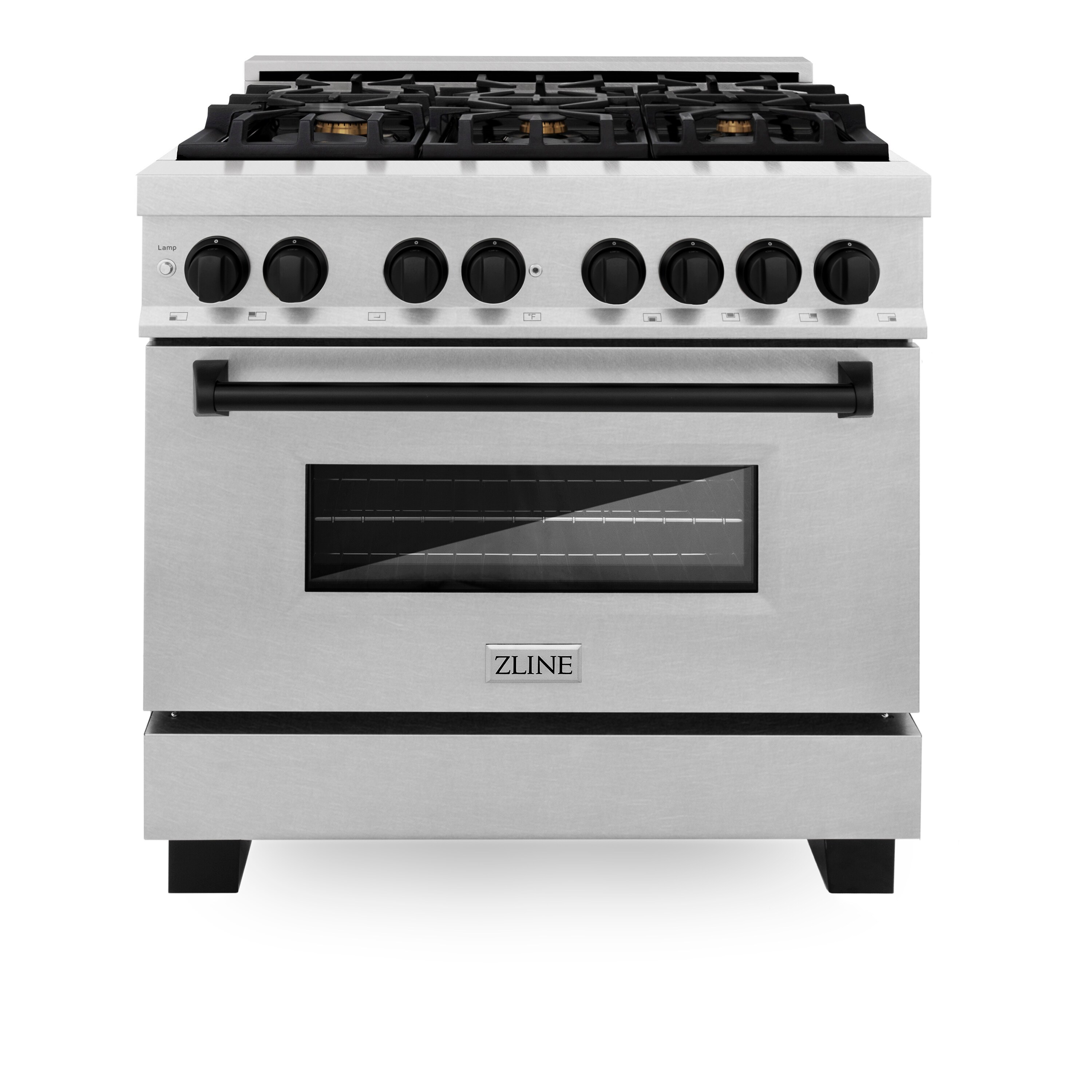 ZLINE KITCHEN & BATH RASZ-SN-36-MB Dual-Fuel-Ranges - View #3