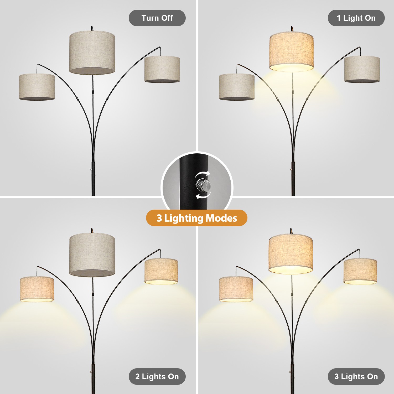 Depuley WS-MNF27-60B floorlamps - View #2