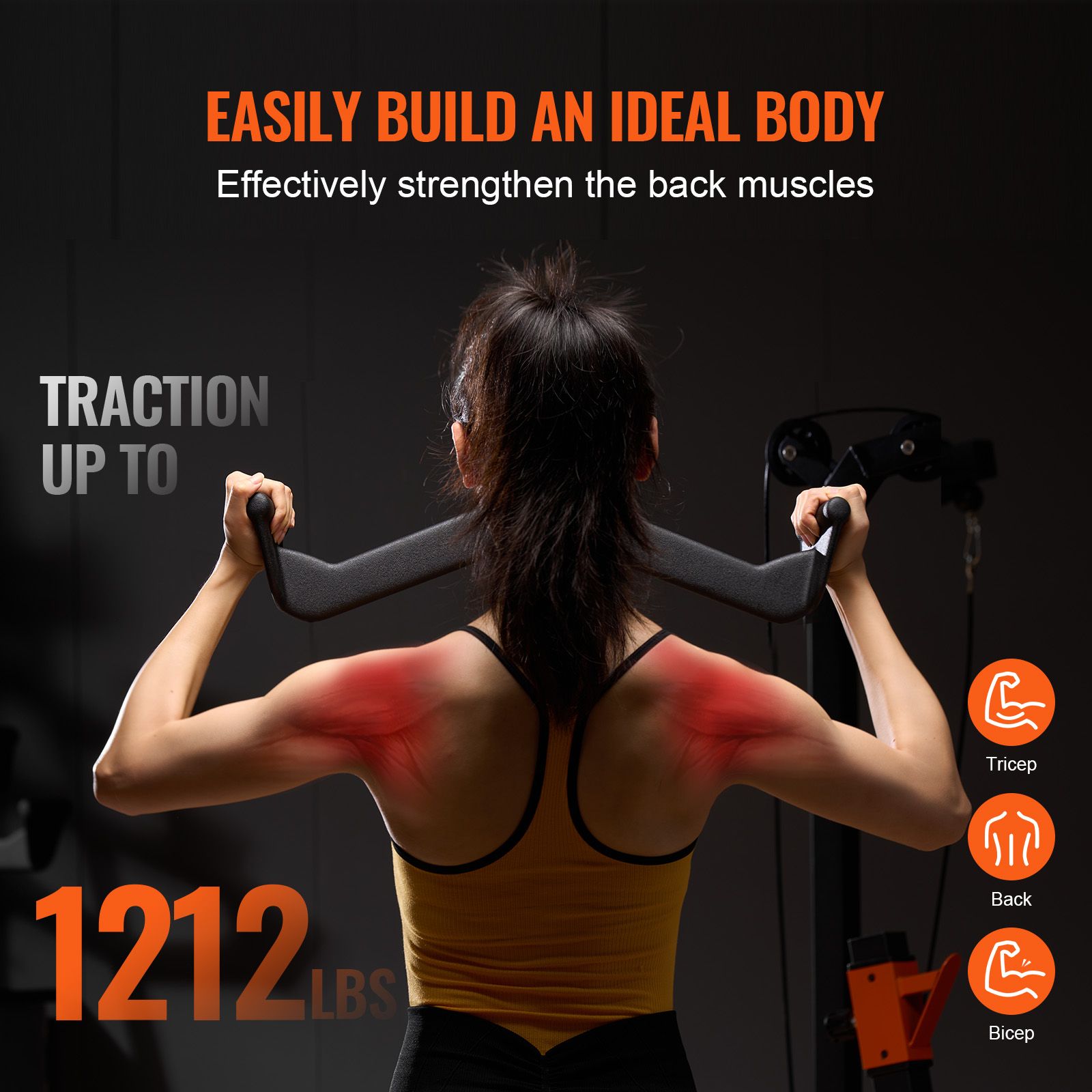 Redliro JSPJVXXLGJJKSV158V0 Lat-Pull-Down-Machines - View #3
