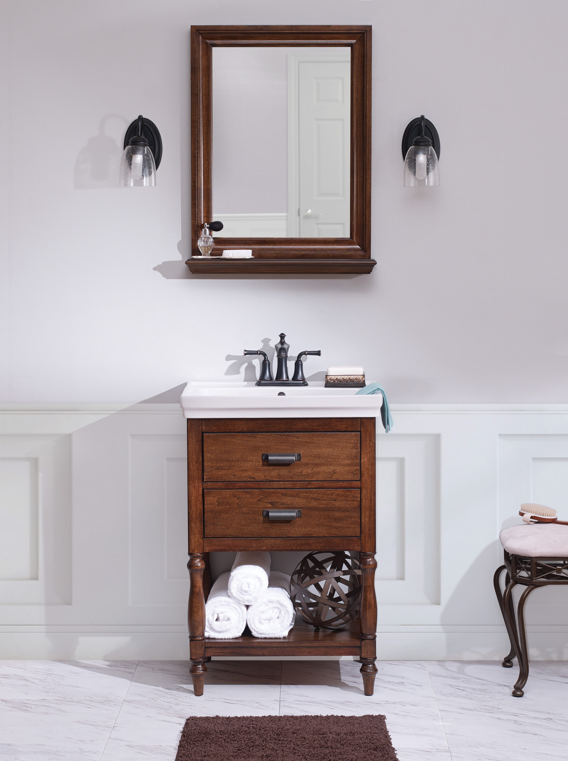 CRAFT + MAIN CHNM2430 Framed-Bath-Mirrors - View #2