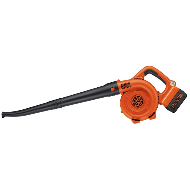 BLACK & DECKER 36-volt 85-CFM 120-MPH Battery Handheld Leaf Blower 1.5 Ah ( Battery and Charger Included) in the Outdoor Tools & Equipment department  at