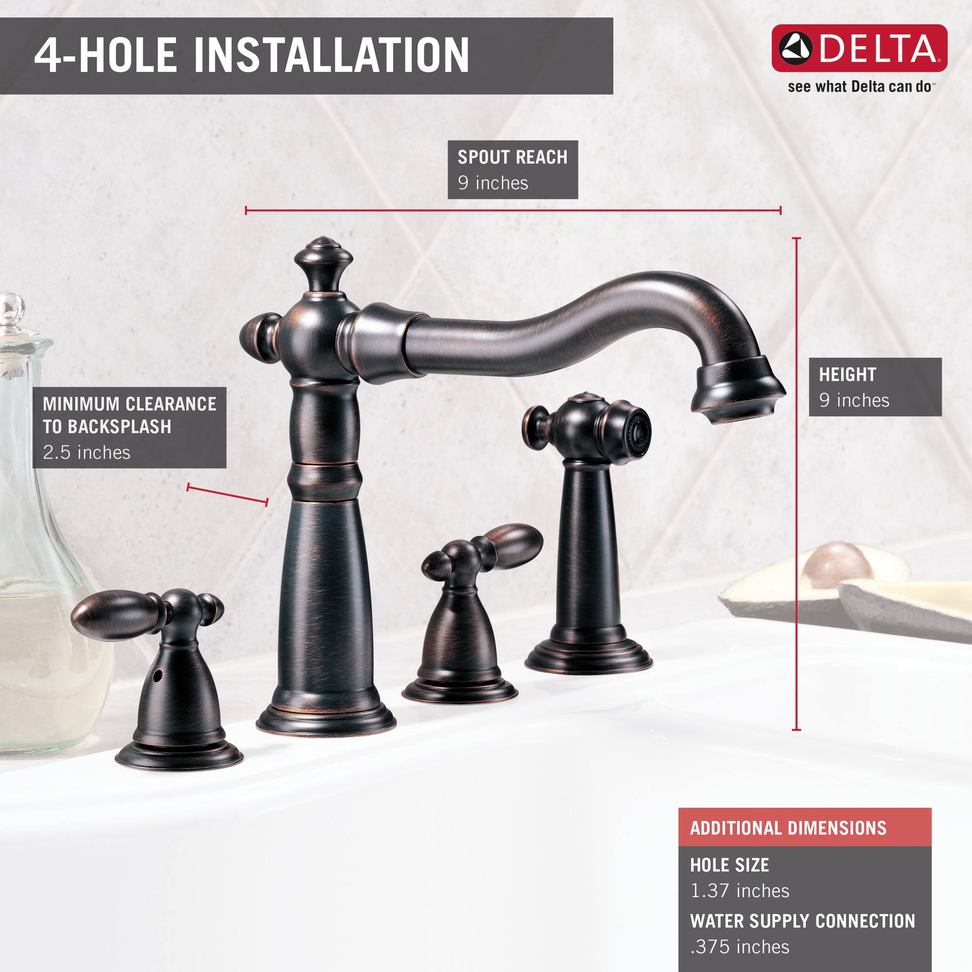 Delta 2256-RB-DST Kitchen-Faucets - View #2