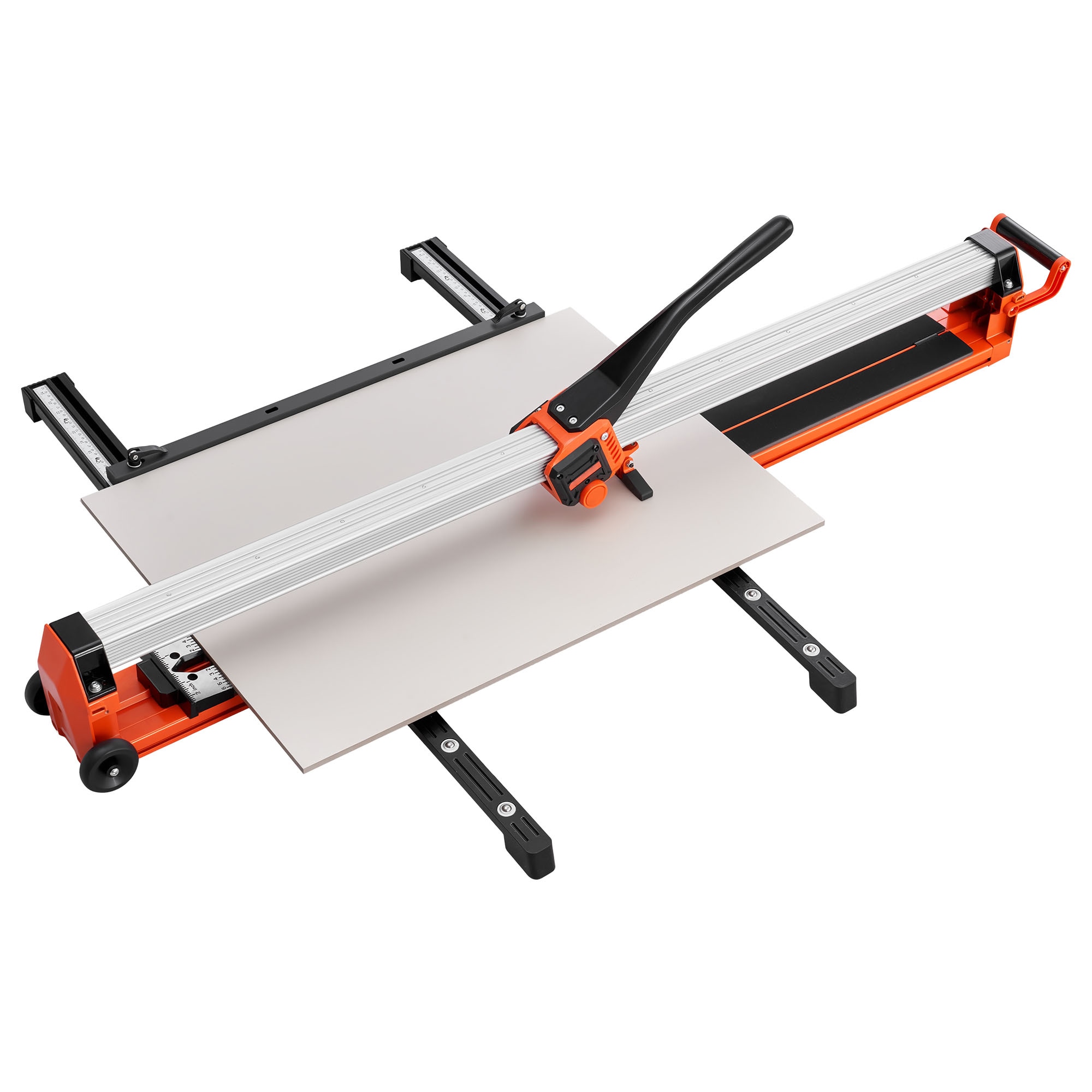 GIVIMO 47.2-in Manual Tile Cutter with Tungsten Carbide Wheel and Swivel-Foot Support Legs #LW047GIVSS1207