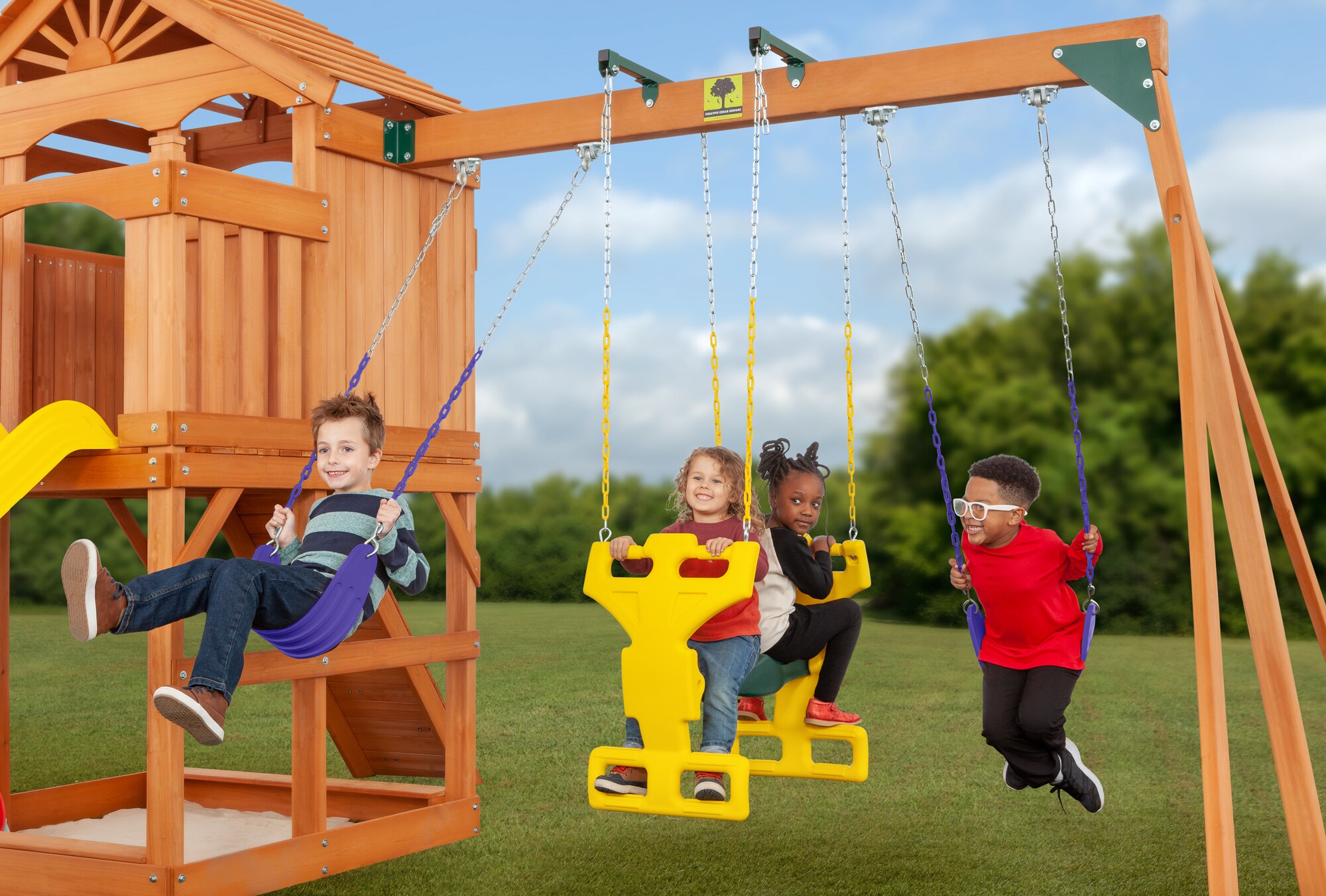 Creative Cedar Designs 3512-V Wood-Playset-Kits - View #8