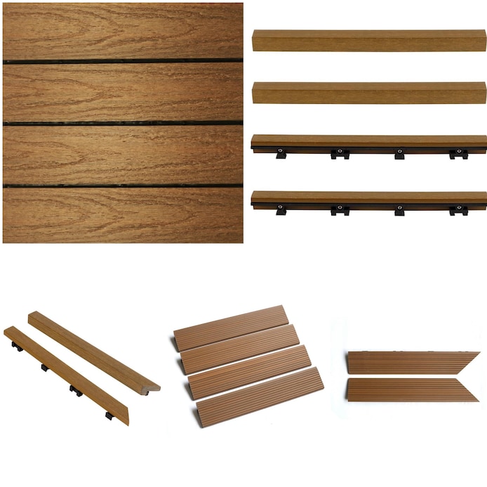NewTechWood  Peruvian Teak Deck Tiles Collection