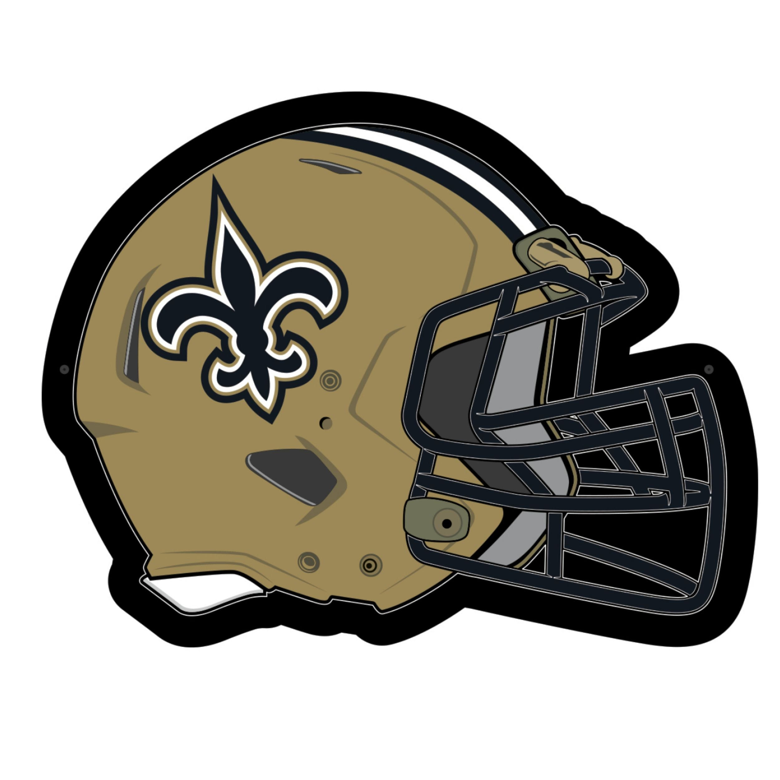 Evergreen New Orleans Saints NFL Football Helmet Edgelite LED Decor in ...