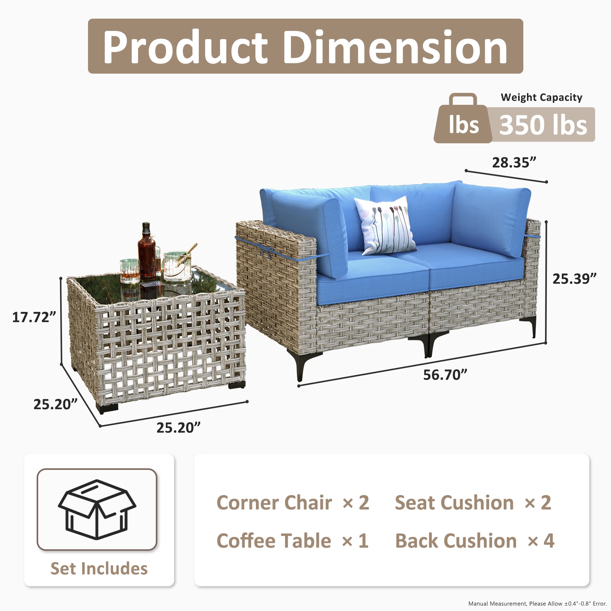 Ovios SK500-1 Patio-Sofas-Daybeds - View #6