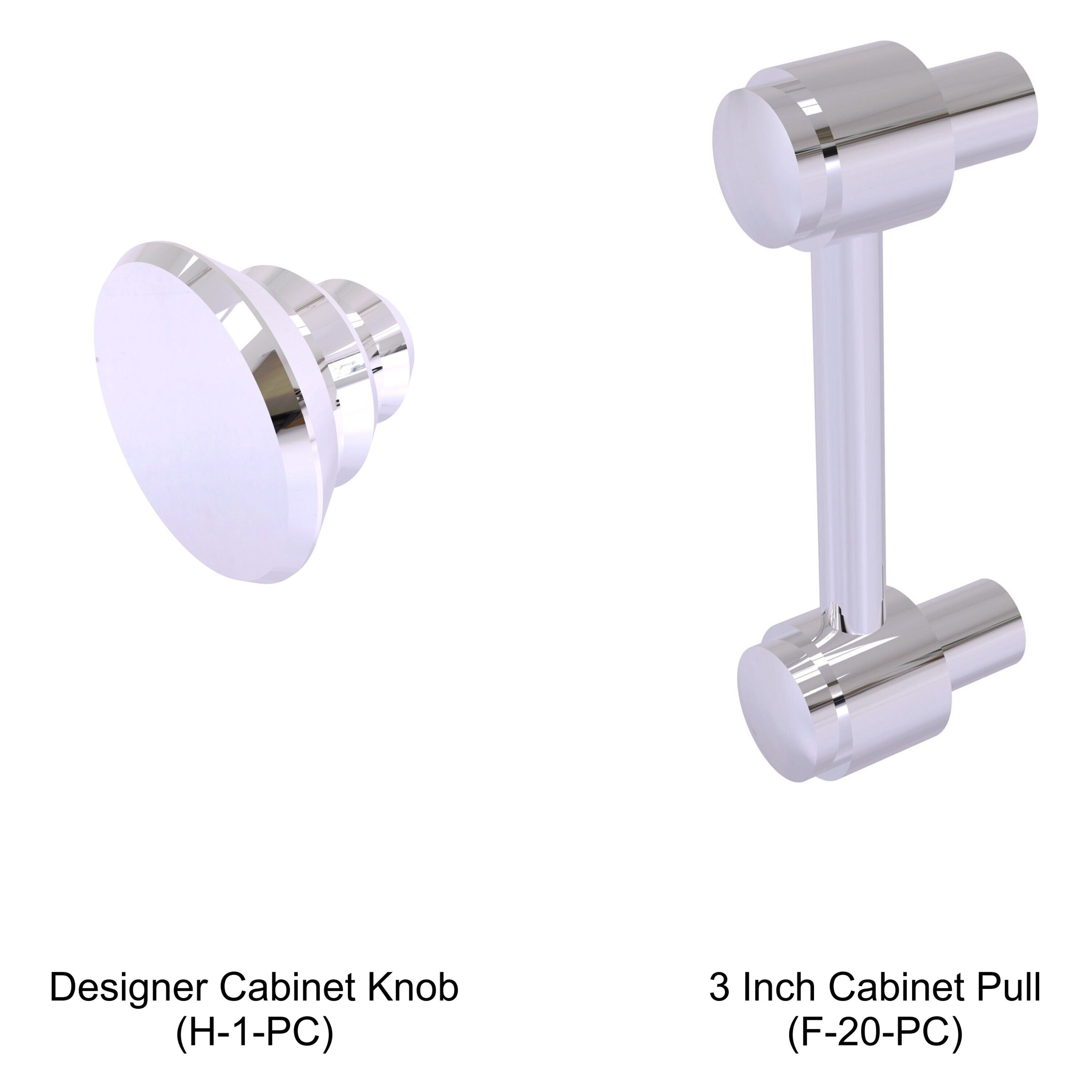 Allied Brass F-20-PC Cabinet-Pulls - View #2