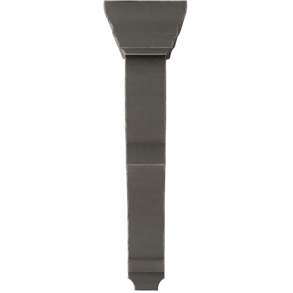Reclaimed Grey Rubberwood Vintage Decor Corbel, 12" Height