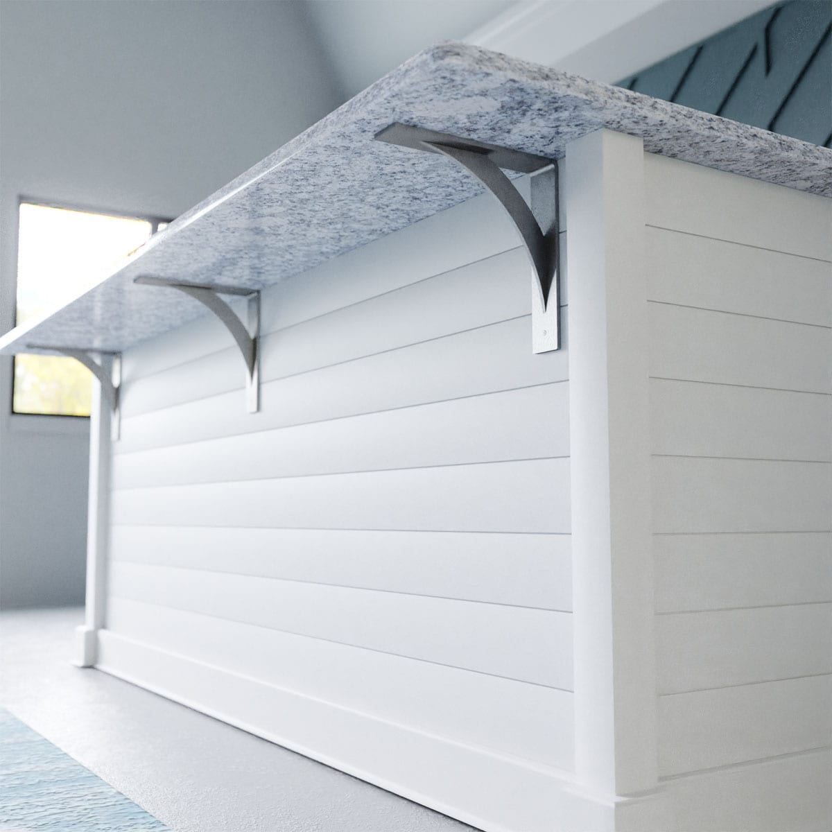 Ekena Millwork BKTM02X14X14LEABS Mending-Plates-Brackets-Braces - View #10