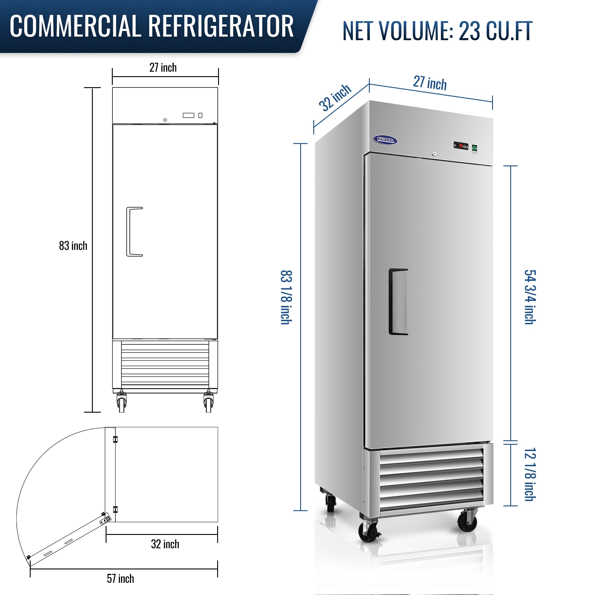 Xspracer ML-CR109 Commercial-Refrigerators - View #2