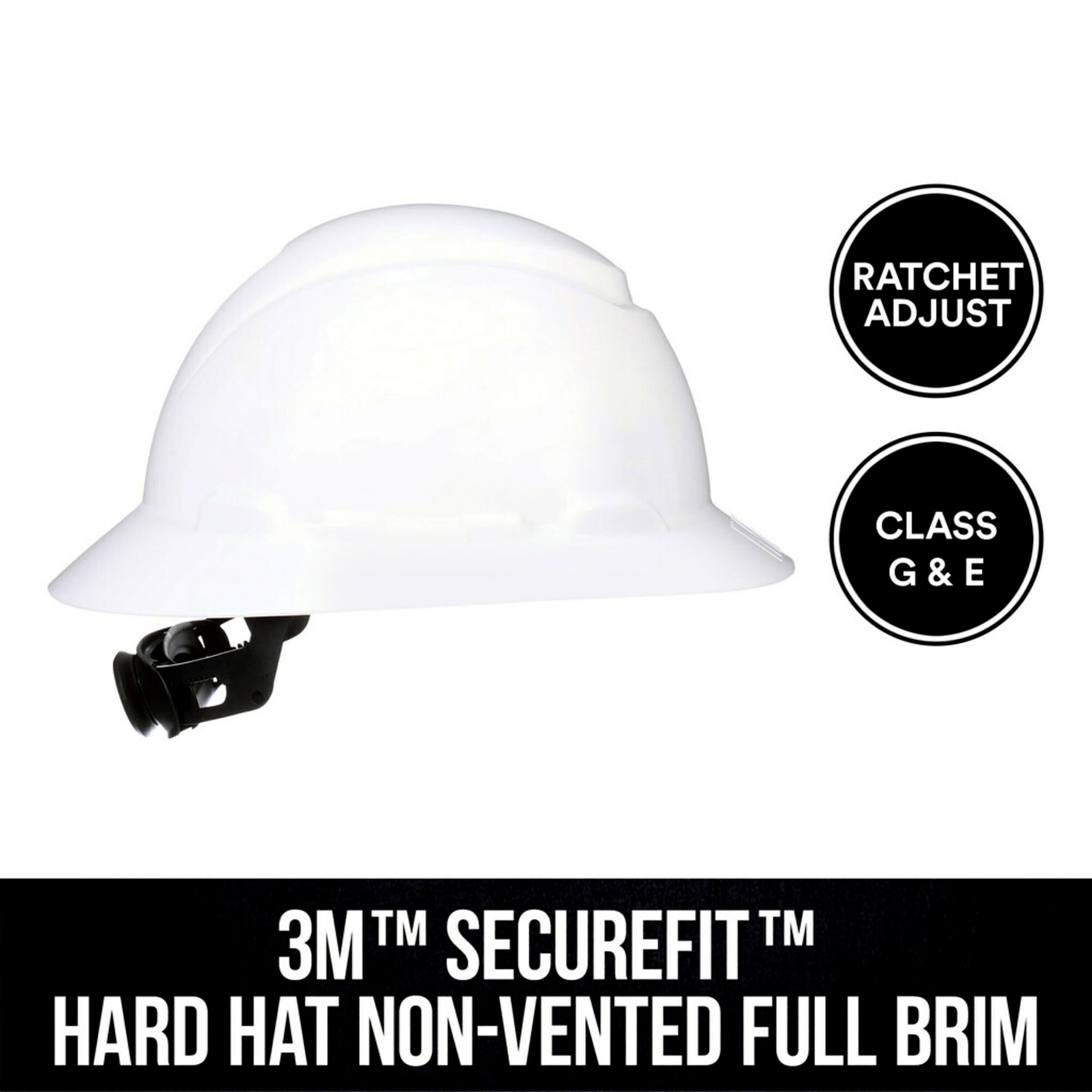Head Guard Supreme Wide Brim Hard Hat, CSA Type 1, Ratchet