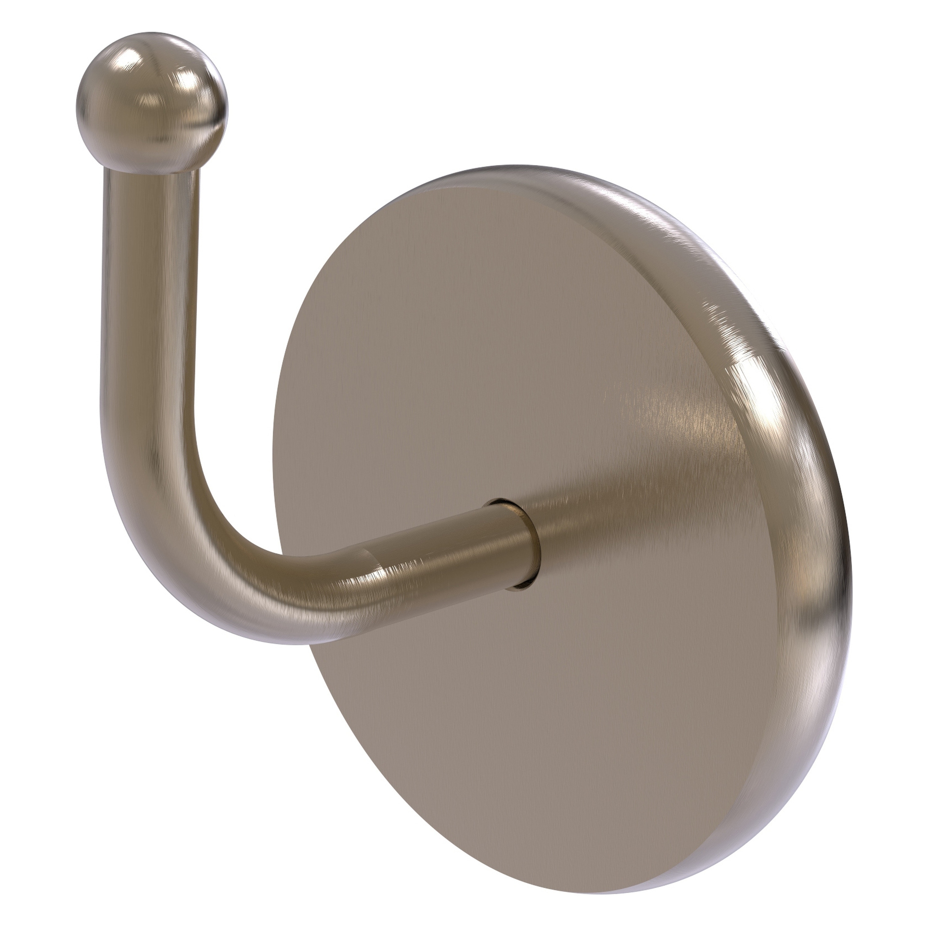 Allied Brass 1020-PEW Skyline Antique Pewter Single -Hook Wall mount Towel Hook