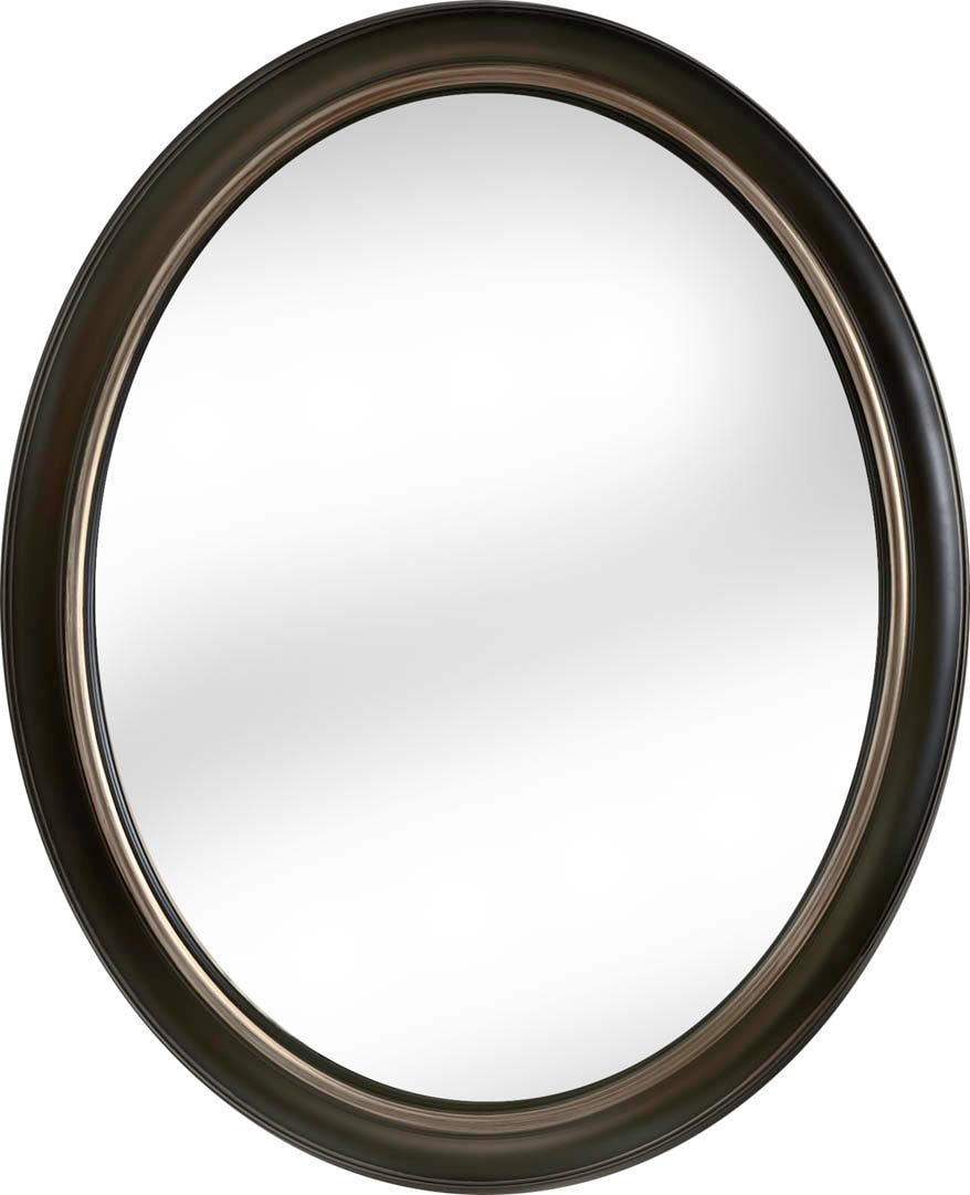 Black Oval Mirrors At Com, Black Framed Oval Vanity Mirror