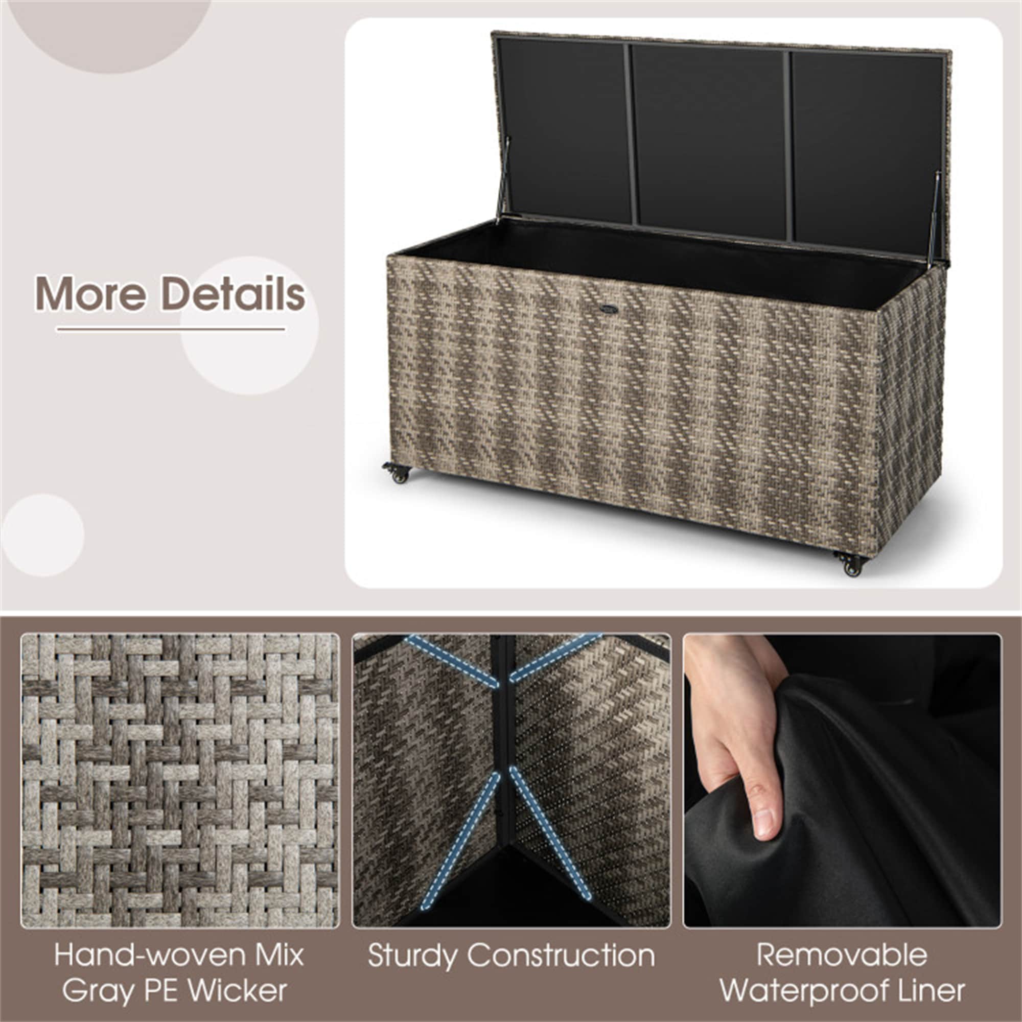 BABOOM BOM-10549GR-CO Deck-Boxes - View #9