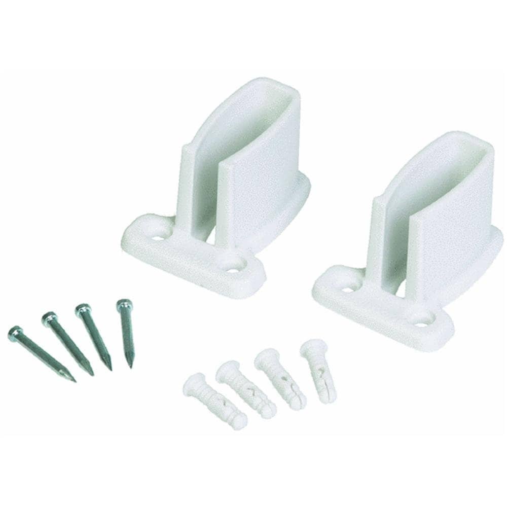 ClosetMaid  755400 Shelf End Bracket White Resin