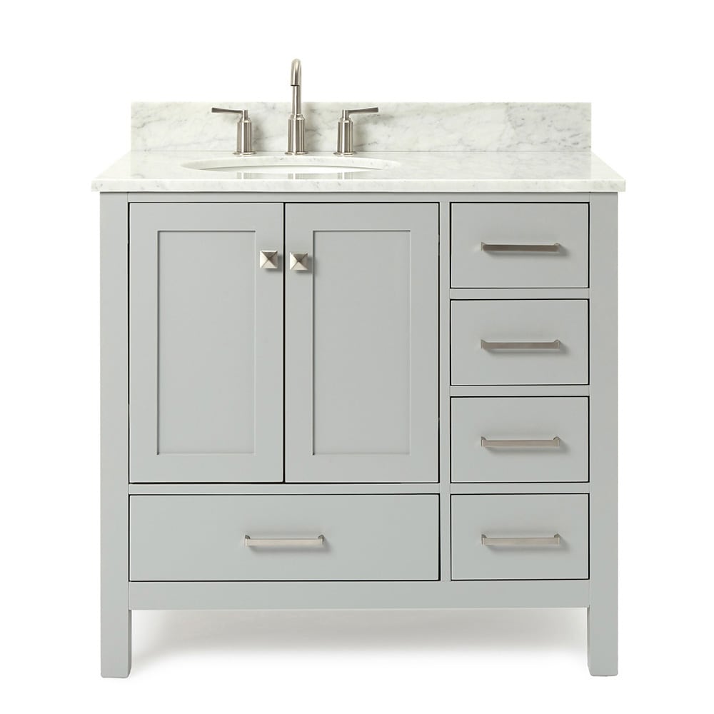ARIEL A037SLCW2OVOGRY Bath-Vanity-Combo - View #2
