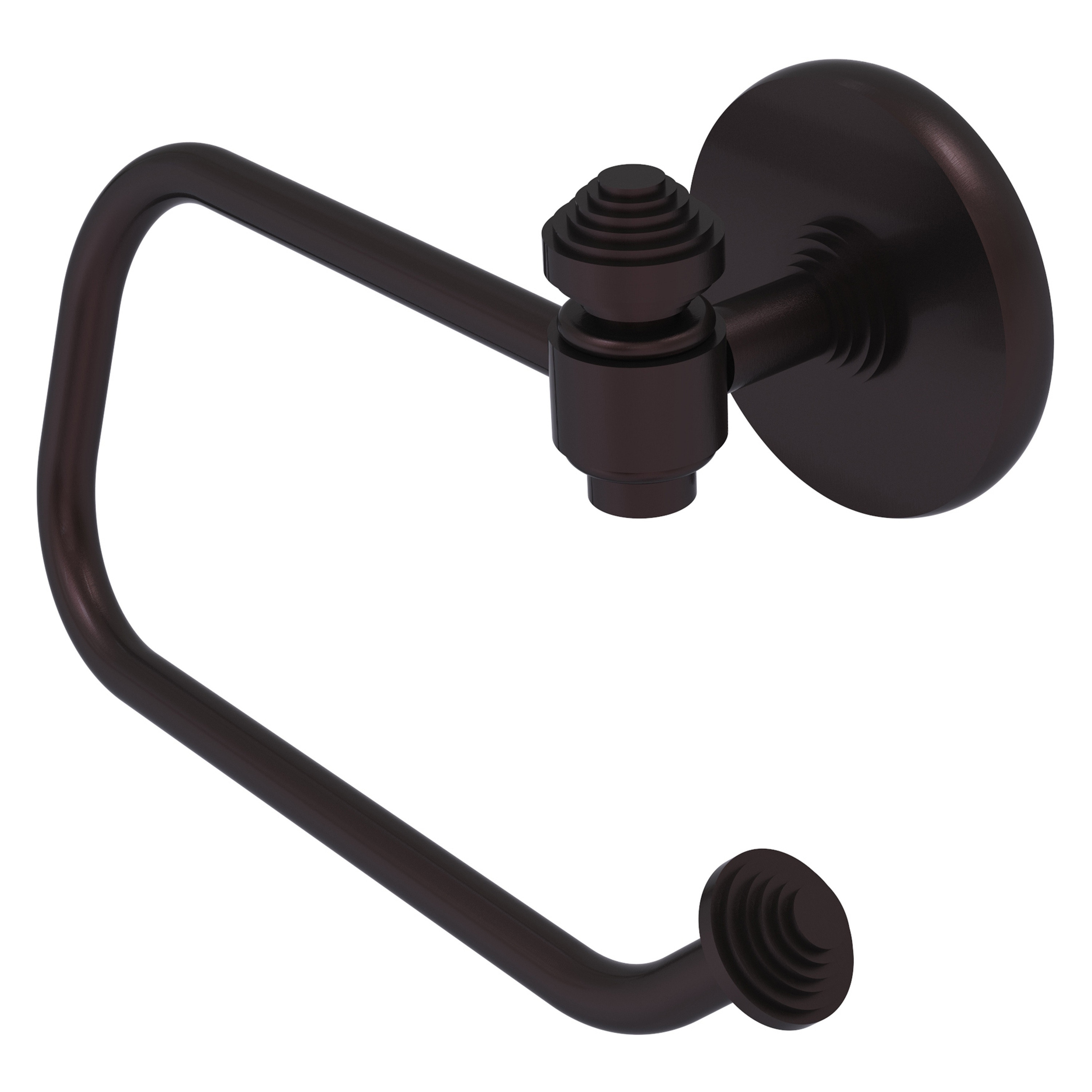 Allied Brass SB-24E-ABZ Southbeach Antique Bronze Wall mount Single post Toilet Paper Holder 1 -Rolls