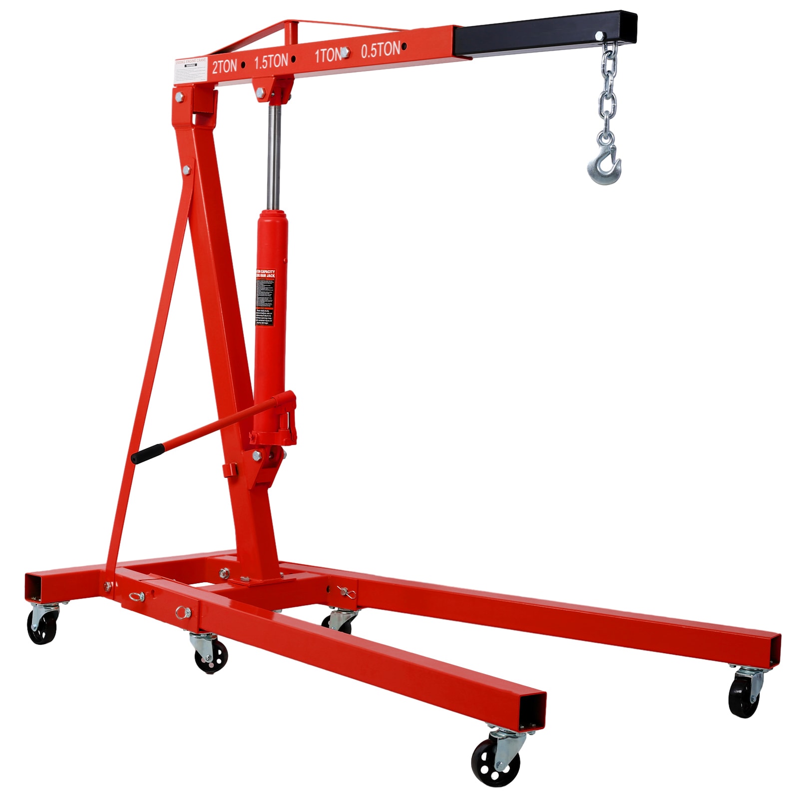 Siavonce XH00087 Red 2-Ton Steel Air lift