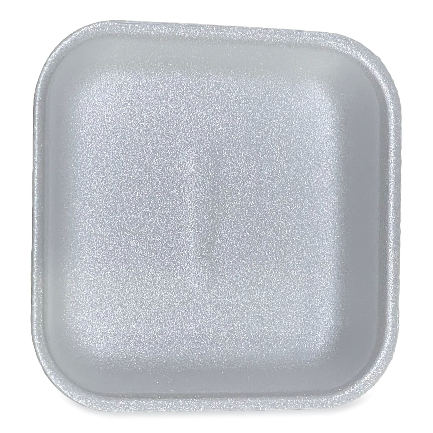 GEN Meat Trays 1 5.38 x 5.38 x 1.07 White Foam 500/Carton