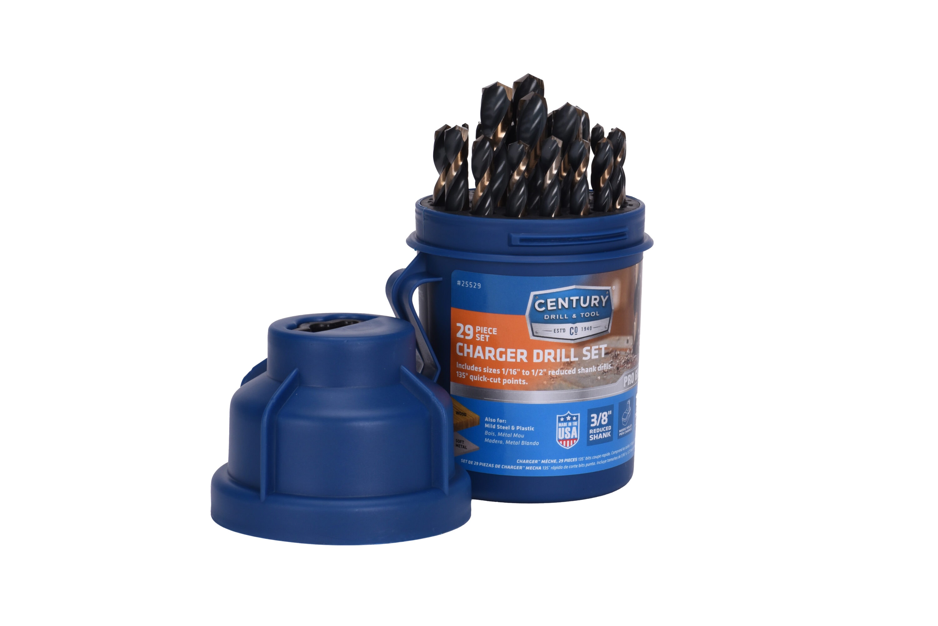 Century Drill & Tool 25529 Metal-Twist-Drill-Bits - View #3