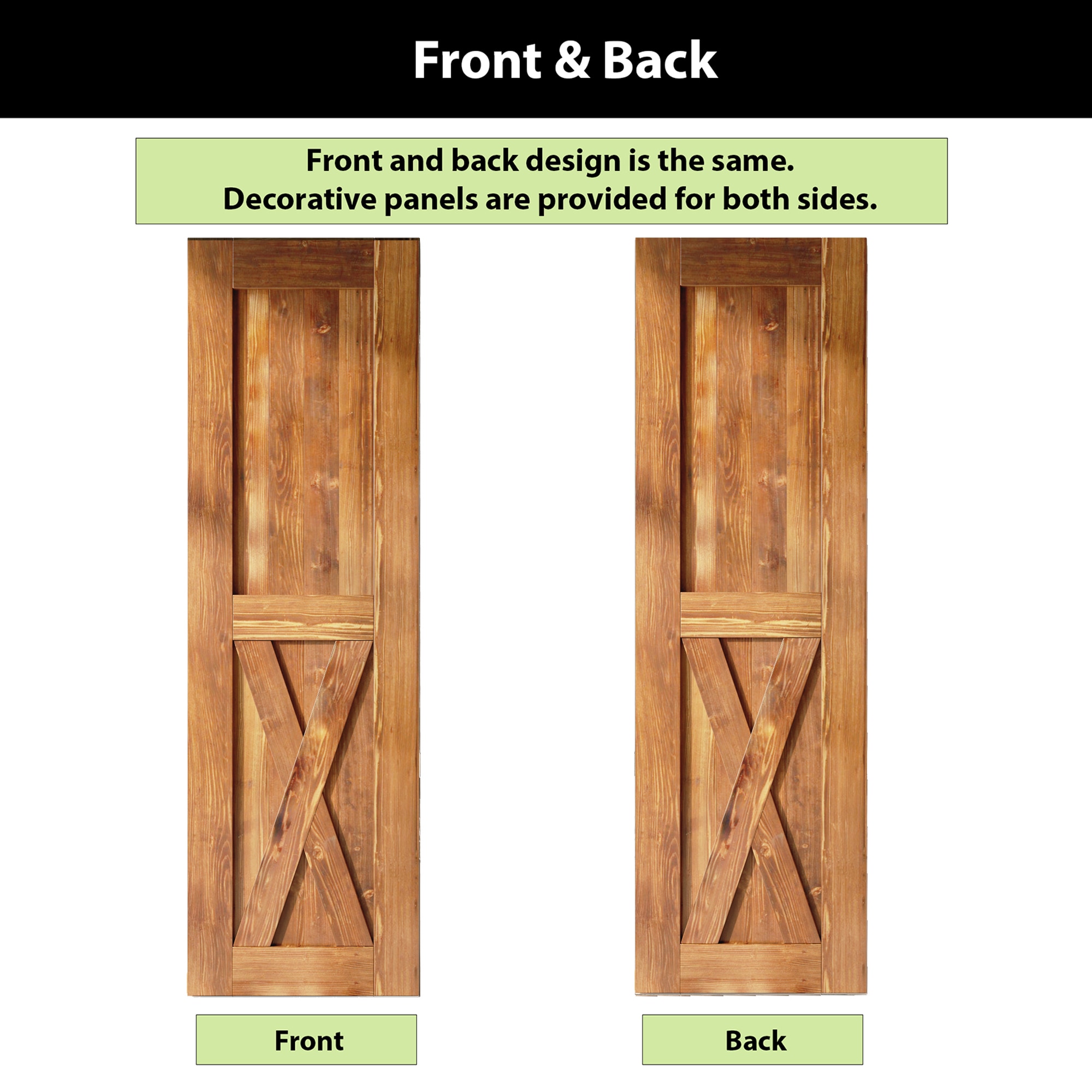 HOMACER 2084-X-EA Barn-Doors - View #6