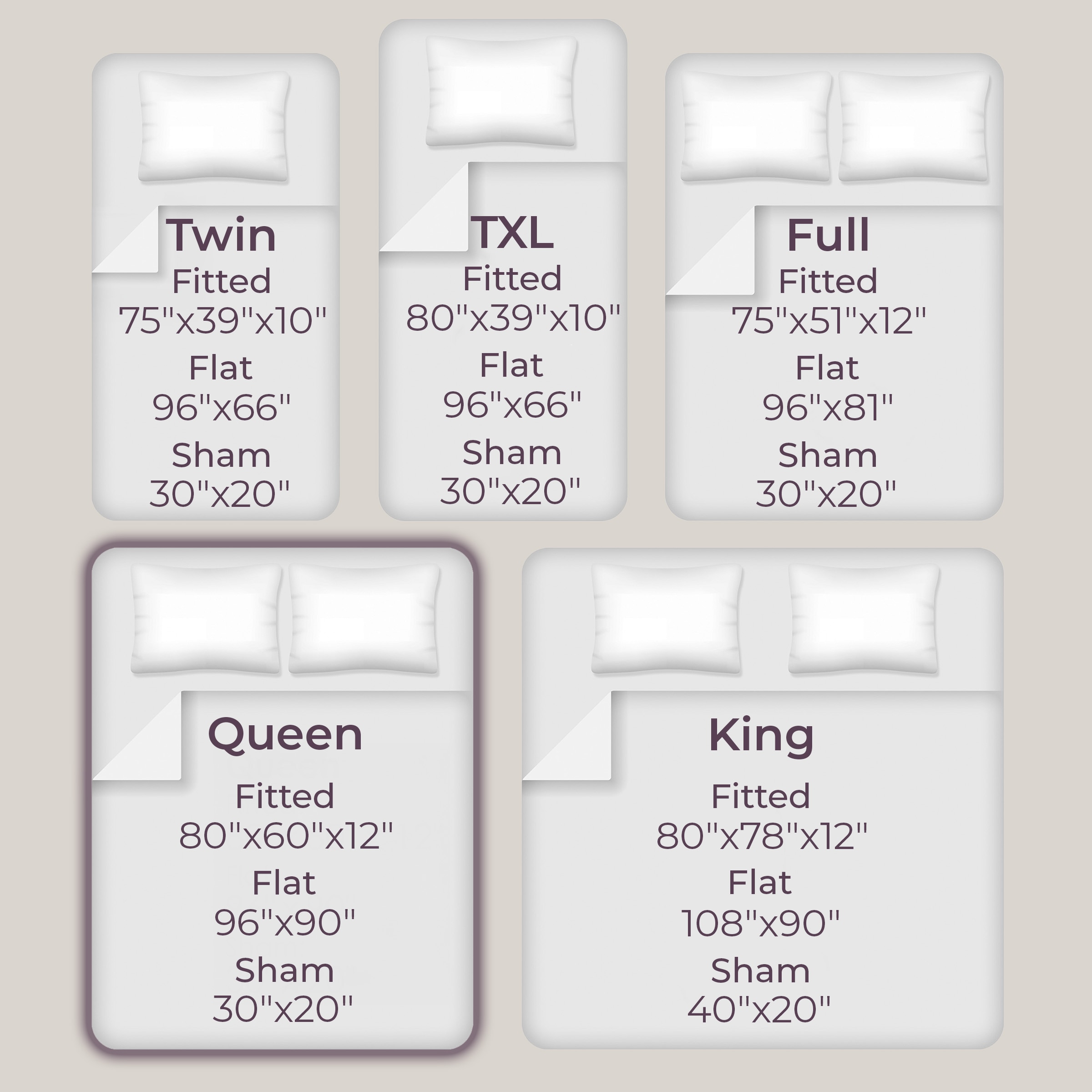 Lavish Home 66-MF75S-Q-SAG Sheet-Sets - View #4