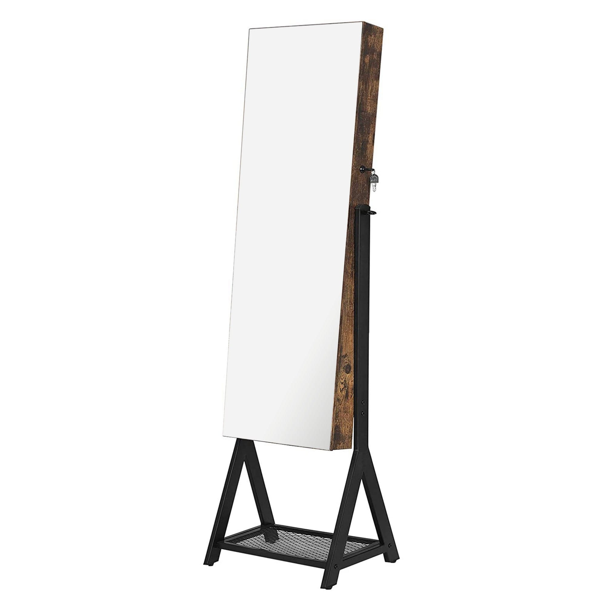 Benzara BM277138 Brown Jewelry Armoire