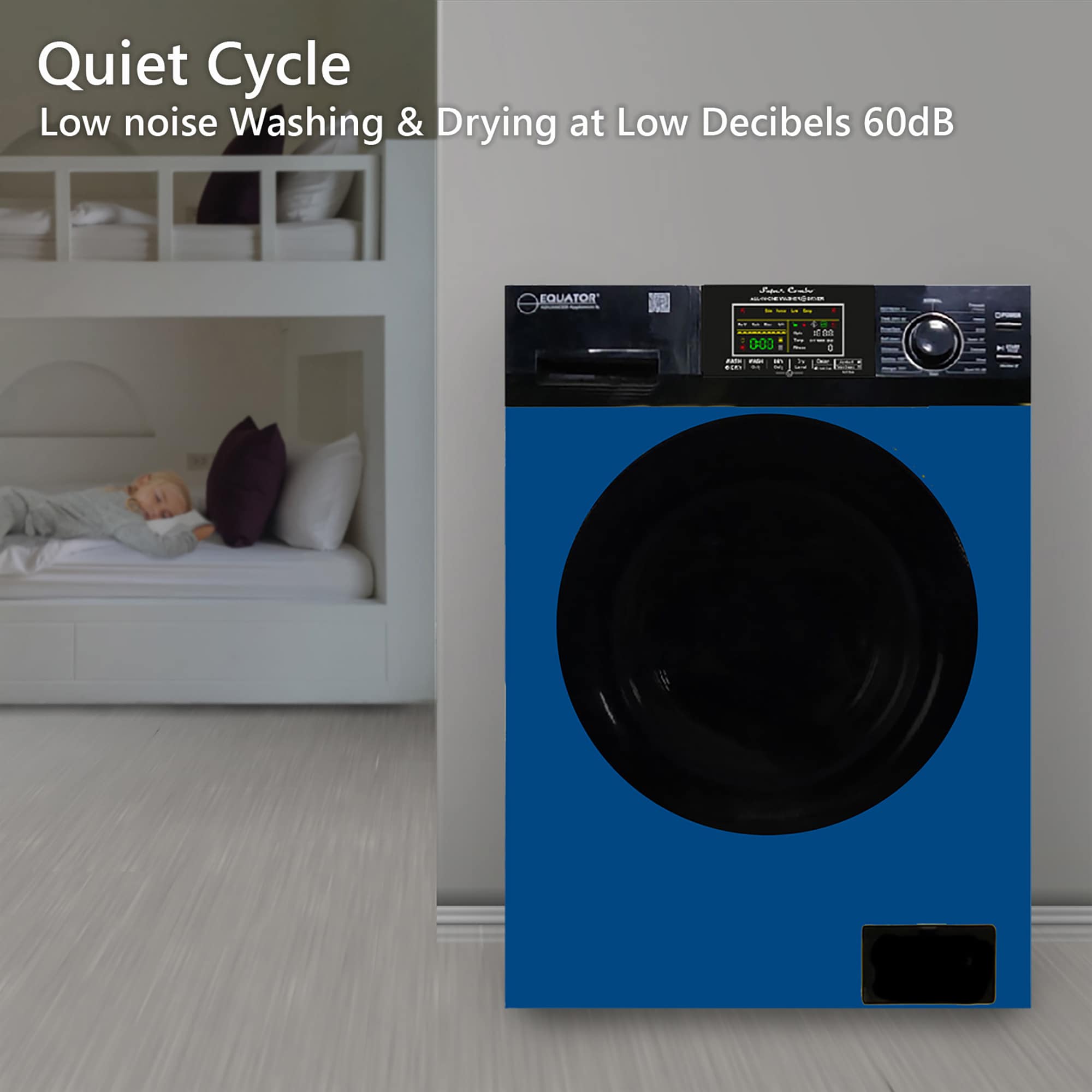 Equator Advanced Appliances EZ 5500 CV BLUE Combination-Washers-Dryers - View #10