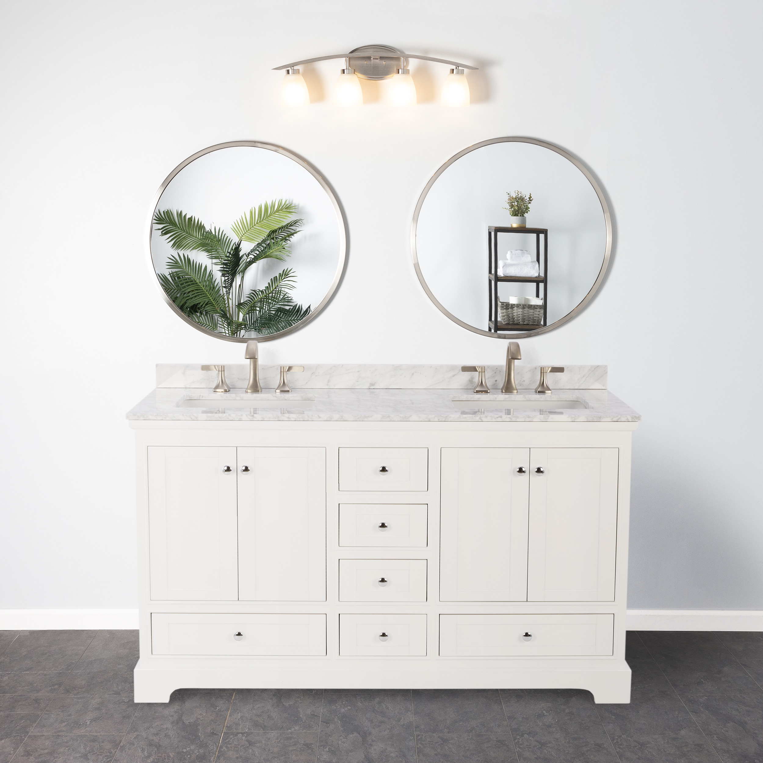 Wyndham Collection WCS202060DWHCMUNSMXX Bath-Vanity-Combo - View #4