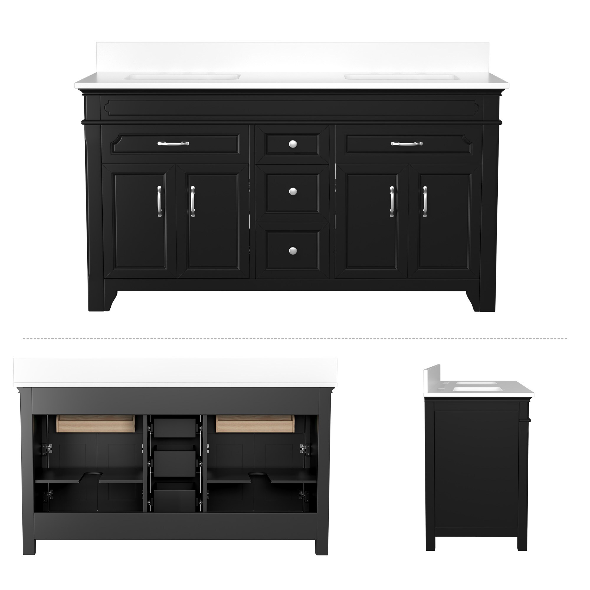 JEAREY 42YSG-WT Bath-Vanity-Combo - View #7