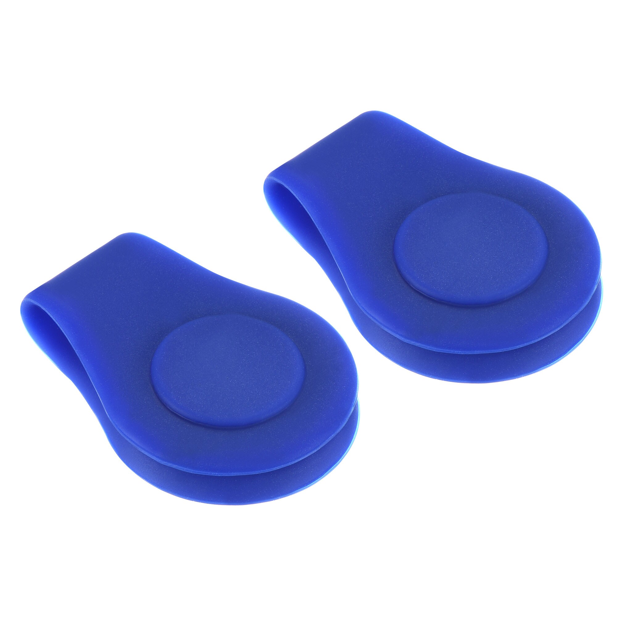 PATIKIL Golf Hat Clip 2pcs Silicone Cap Clamp with Magnetic Removable Ball Marker Holder for Golfer Women Men Blue