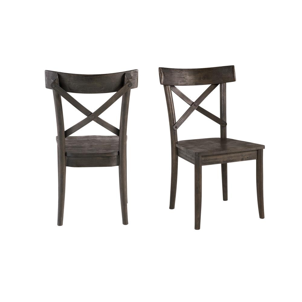 Calhoun Contemporary/Modern Dining Side Chair (Wood Frame) in Brown | - Picket House Furnishings LCO100WSC