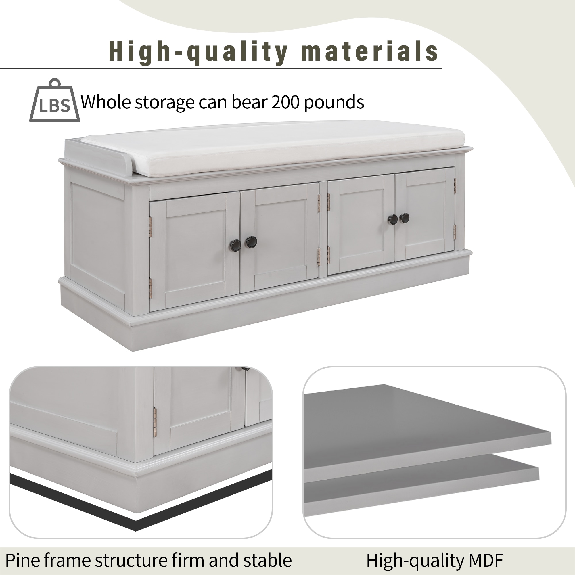 ModernLuxe WF284227AAE bench - View #5