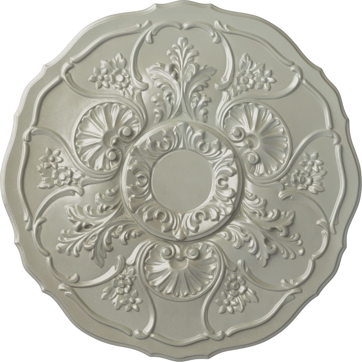 Ekena Millwork CM22CNFCS Cornelia 22.5-in W x 22.5-in L Painted Flash Copper Polyurethane Whole Ceiling Medallion
