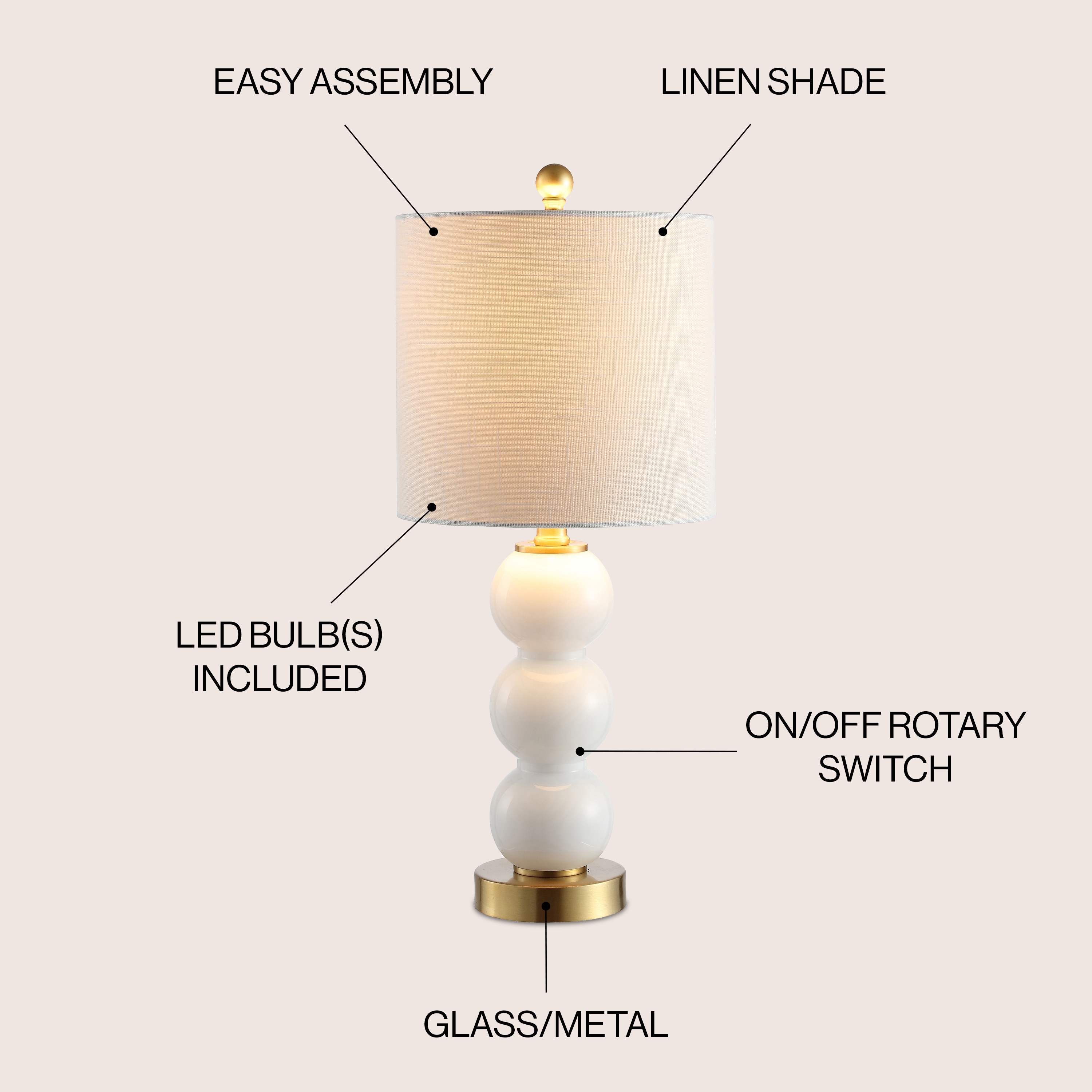 JONATHAN  Y JYL1021A Table-Lamps - View #3