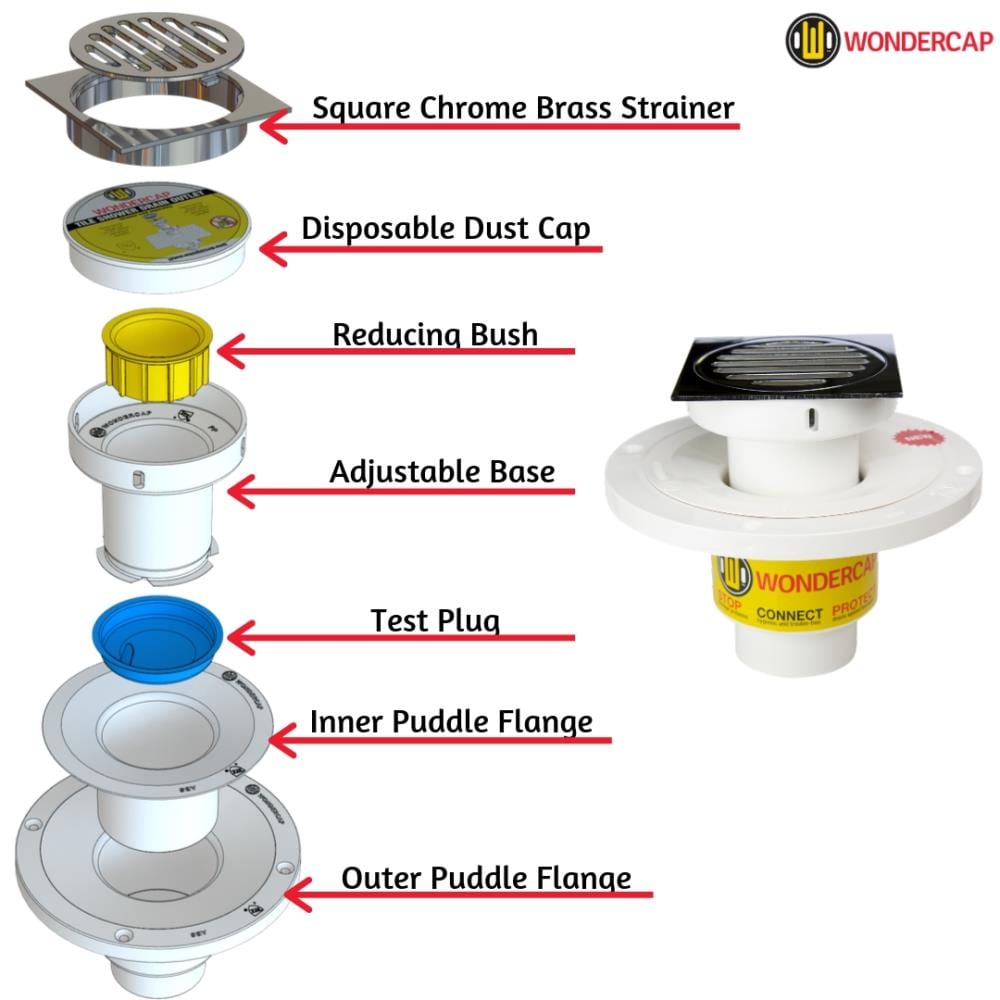 Wondercap WC432SQ Drains-Flanges - View #11
