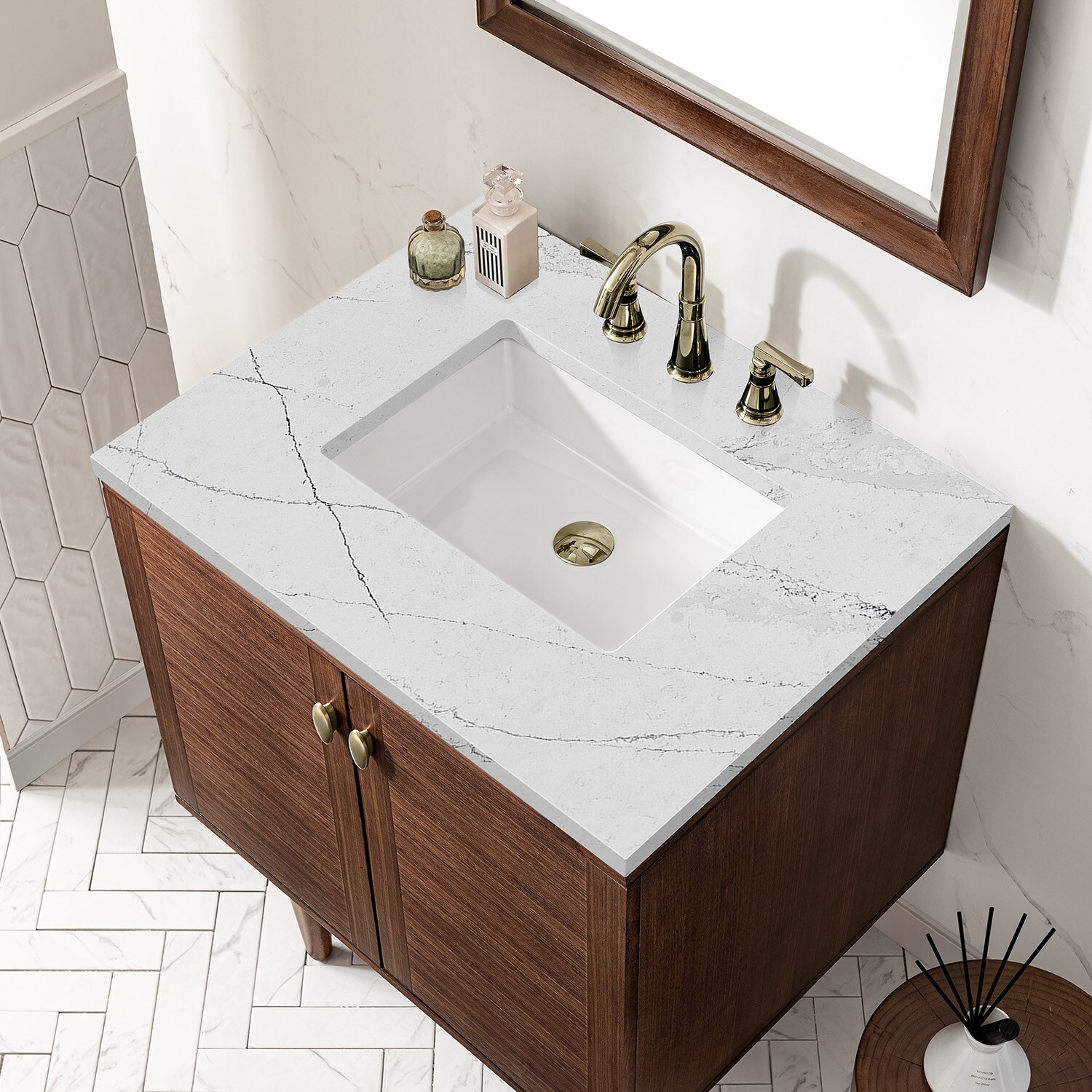 James Martin Vanities 670-V30-WLT-3ENC Bath-Vanity-Combo - View #9