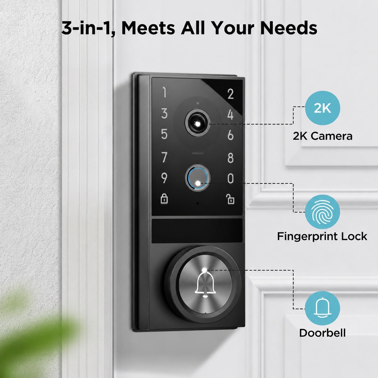 Phewnyzo LPW0813W300 Door-Deadbolts - View #2