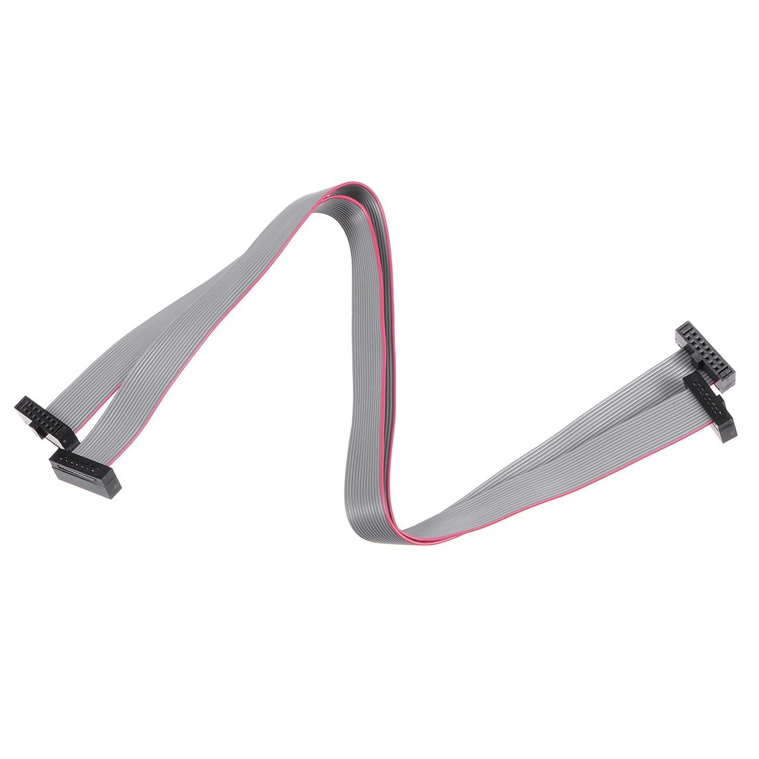 Unique Bargains IDC 14 Pins Connector Flat Ribbon Cable Female Connector Length 20cm 1.27mm Pitch 2pcs #S26042700UX6117
