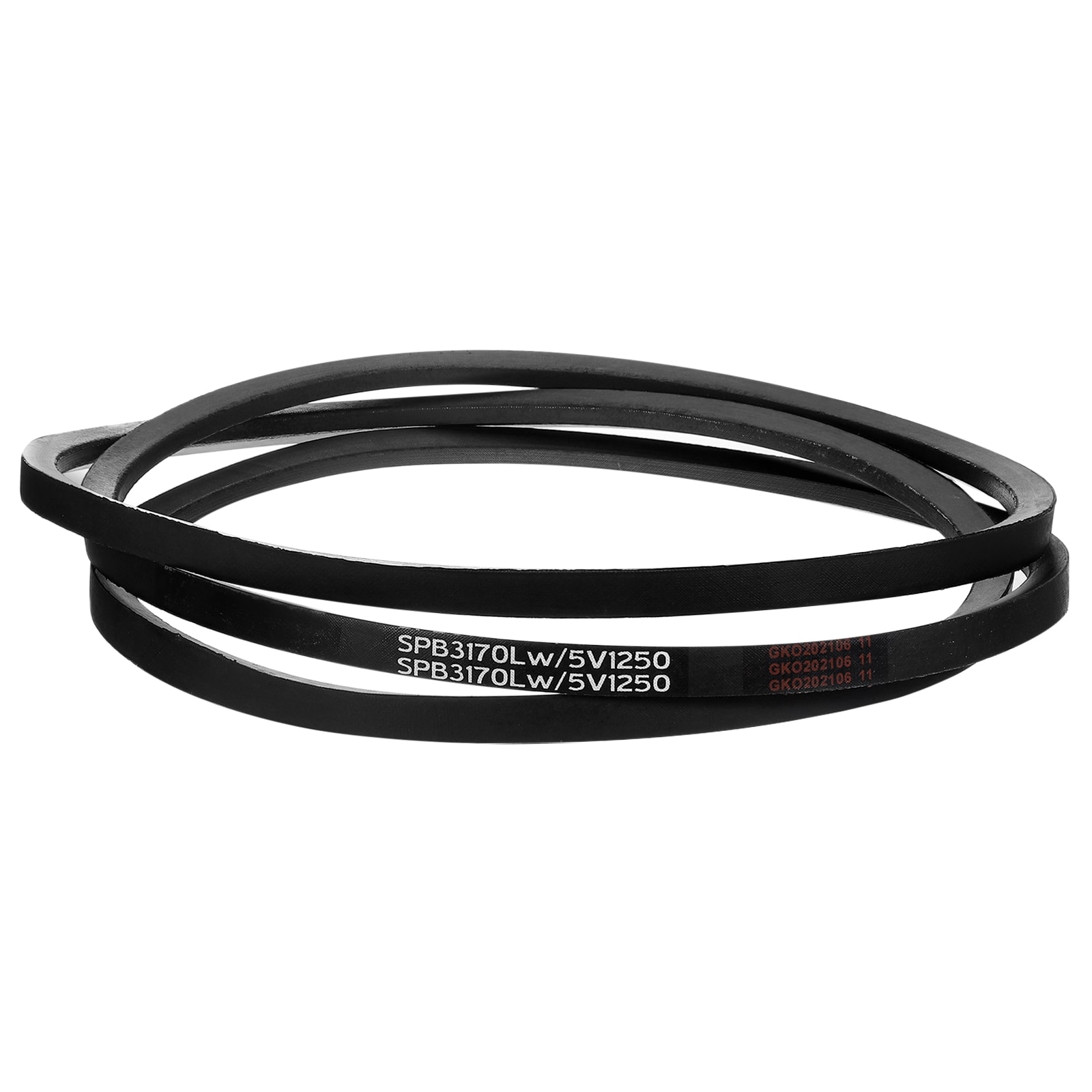 Unique Bargains 5V1250 V-Belt Classic Wrapped Rubber V-Belt 125inch Outside Circumference x 0.62inch Width x 0.53inch Height for Industrial Machinery Equipment Black