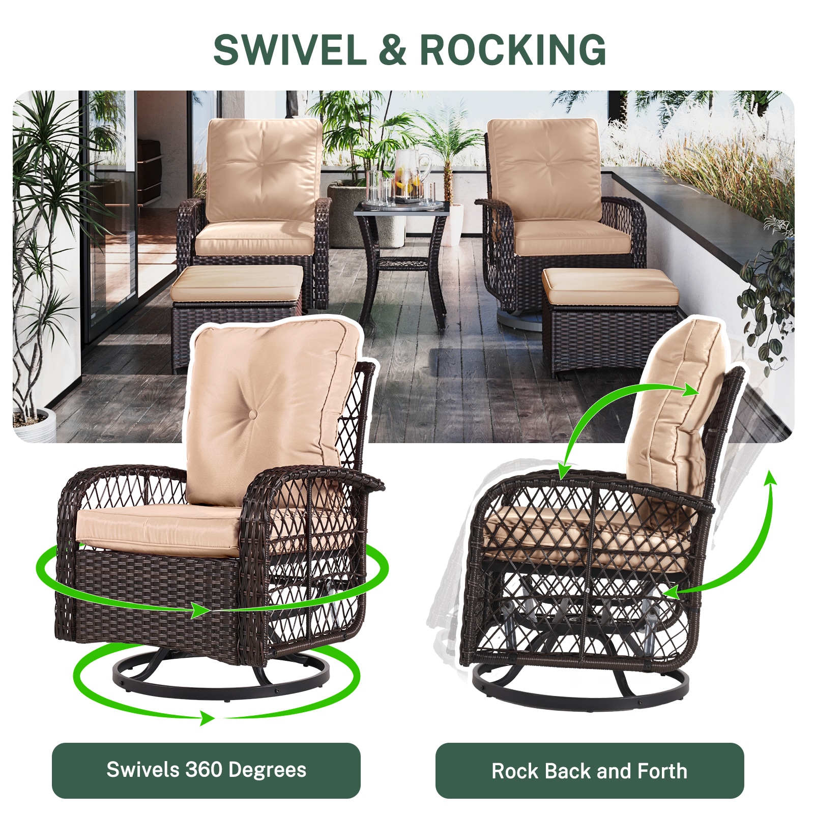 AOXUN LG-036BG-38BG Patio-Conversation-Sets - View #5