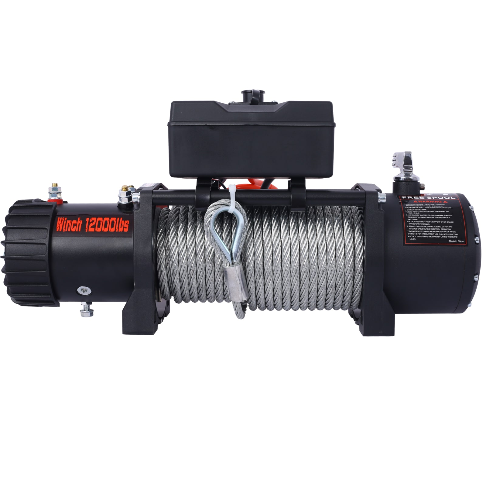 Kahomvis GH-QP214-133 12000-lb 78.0-ft Electronic Winch 6 -HP Motor