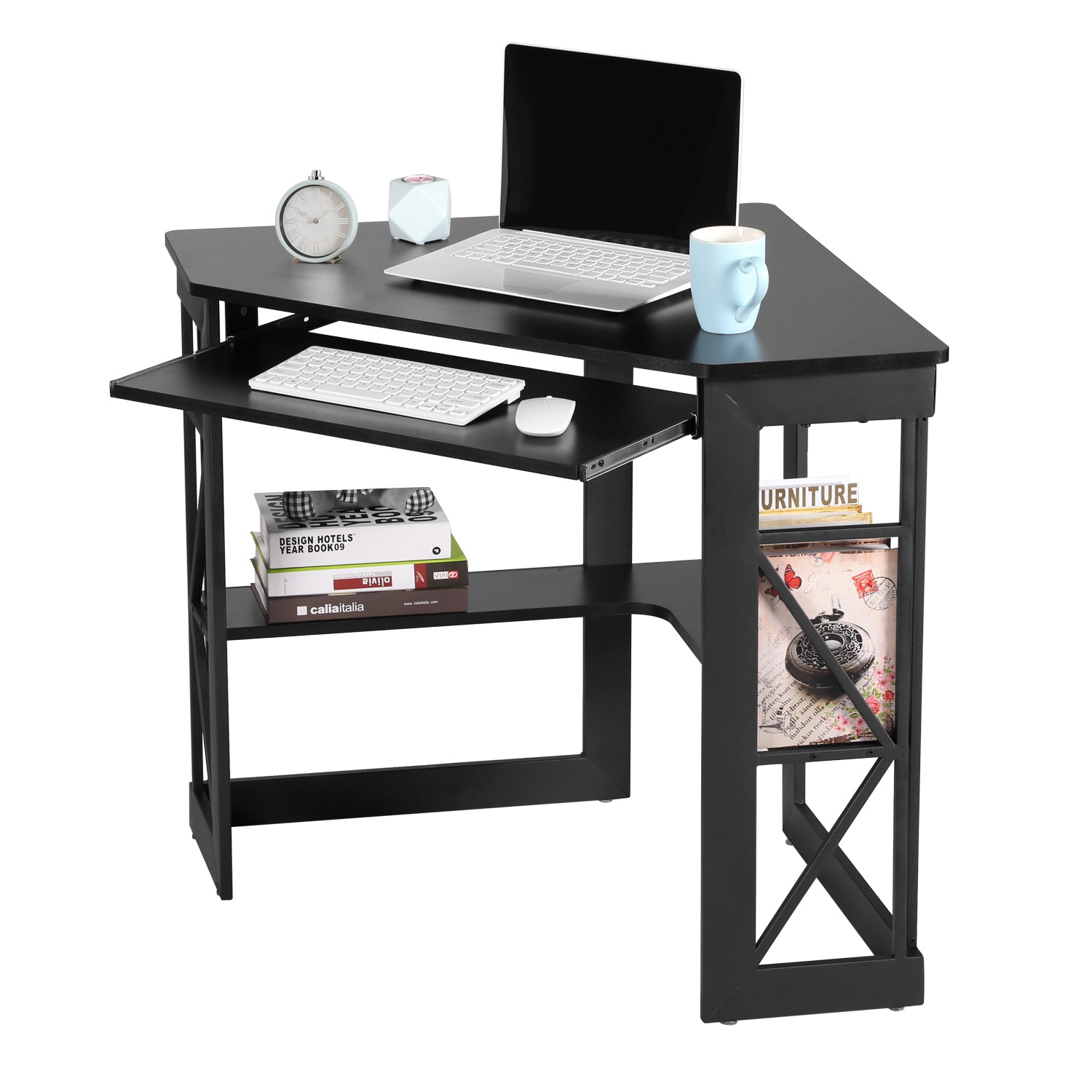 Vecelo LOE-XJM-CD03-BLK desks - View #2