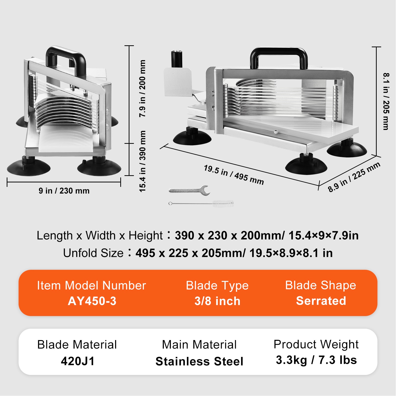 VEVOR SCFQQPJZTS3803067V0 Food-Slicers - View #7