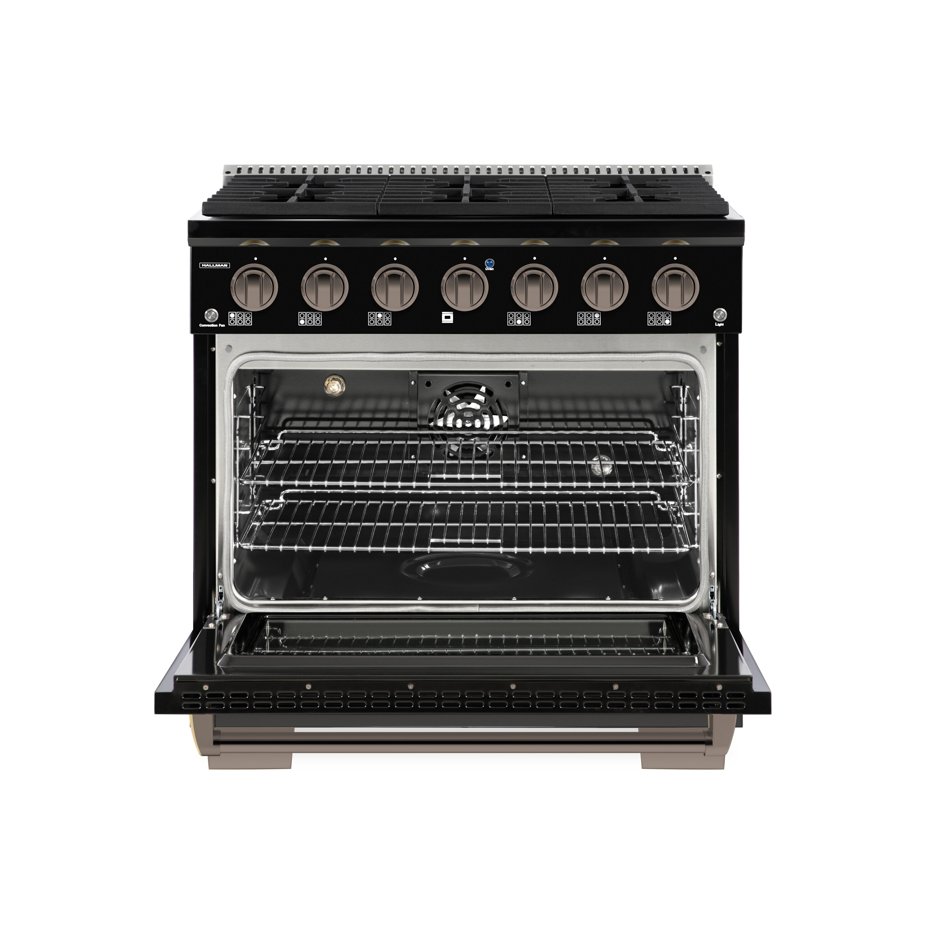Hallman HBRG36BZGB Freestanding-Gas-Ranges - View #4